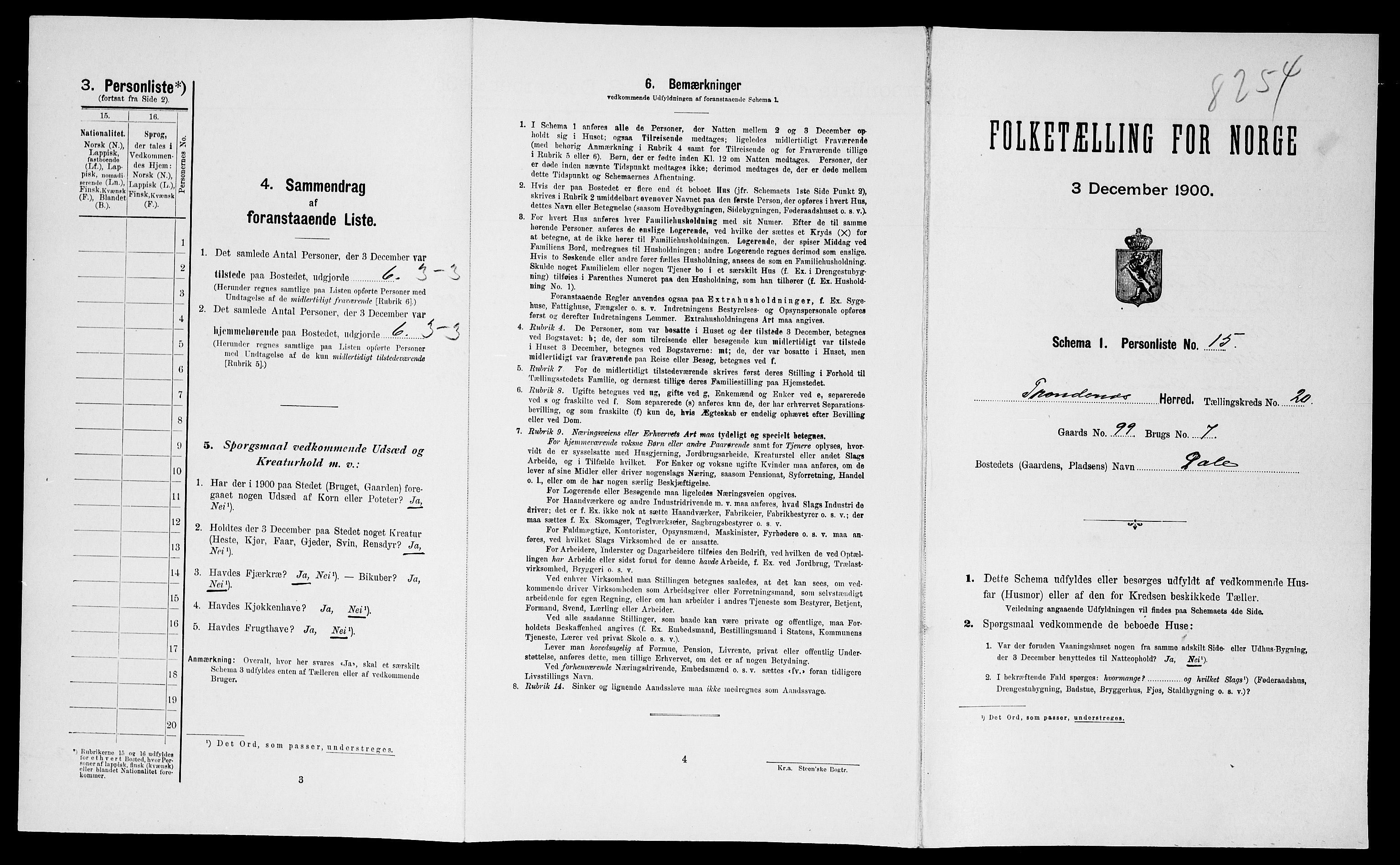 SATØ, Folketelling 1900 for 1914 Trondenes herred, 1900, s. 2497