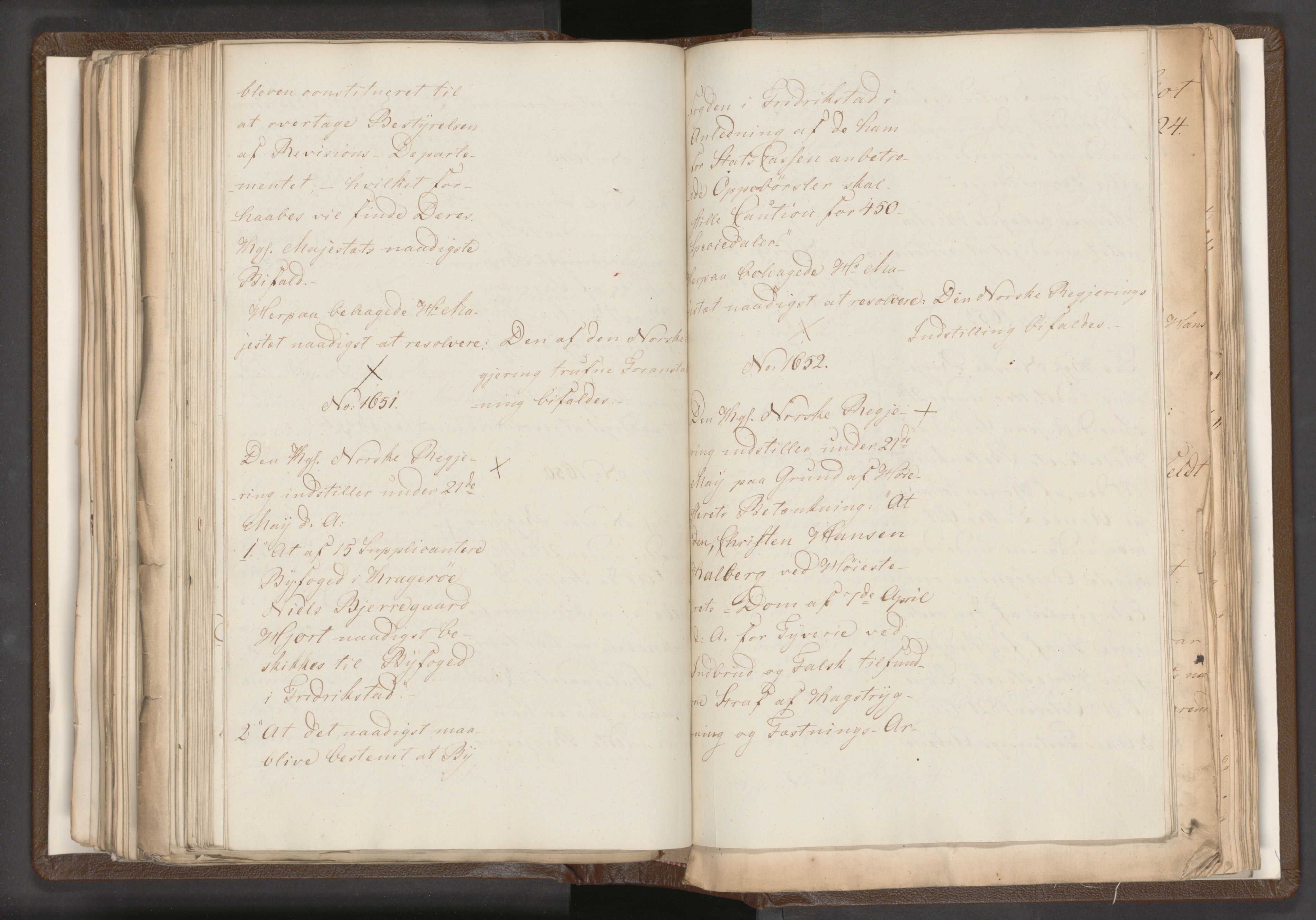 Statsrådssekretariatet, AV/RA-S-1001/A/Ab/L0018: Kgl. res. nr. 1112-1753, 1. halvår, 1824