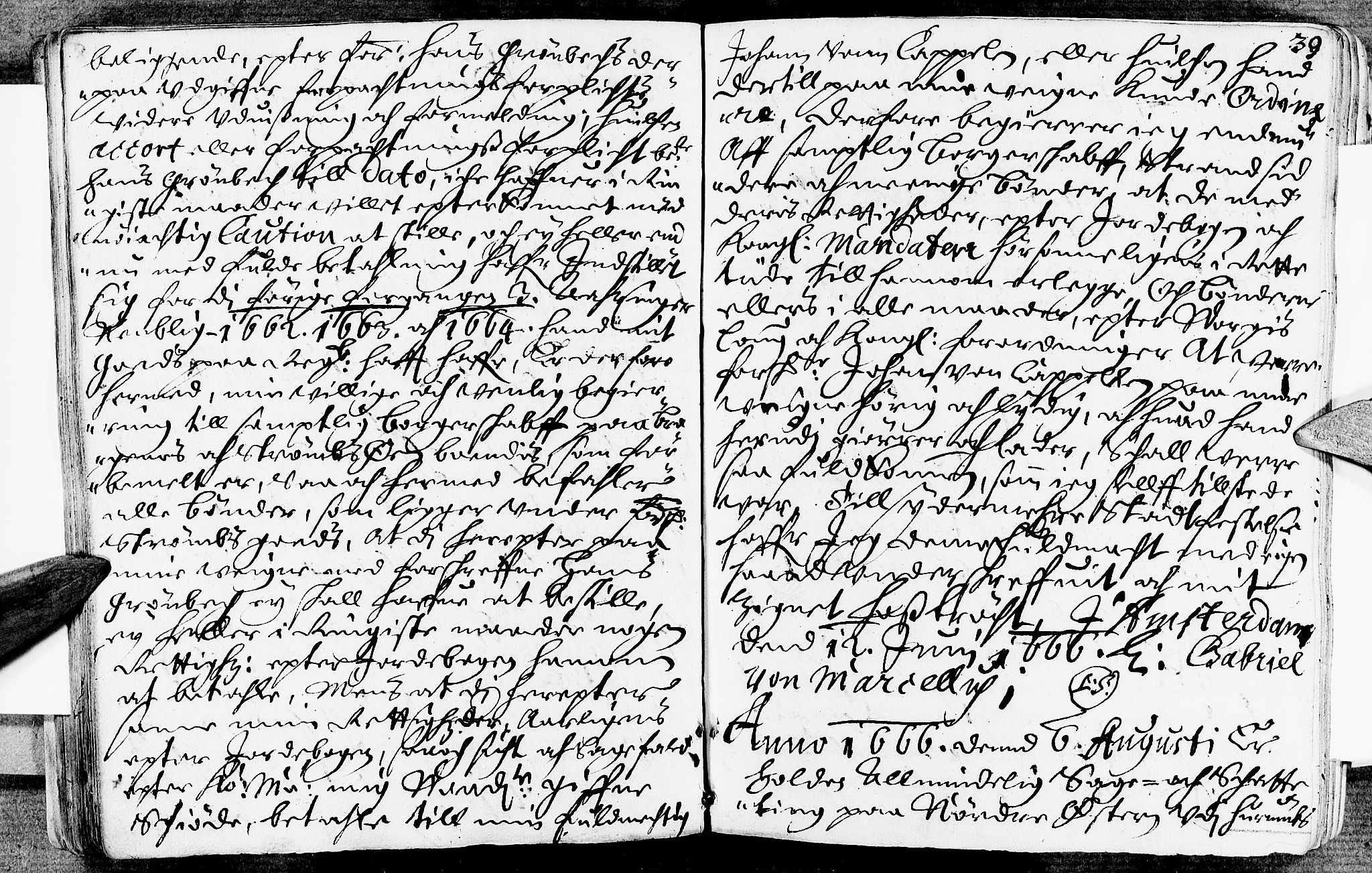Lier, Røyken og Hurum sorenskriveri, AV/SAKO-A-89/F/Fa/L0007: Tingbok, 1666, s. 39