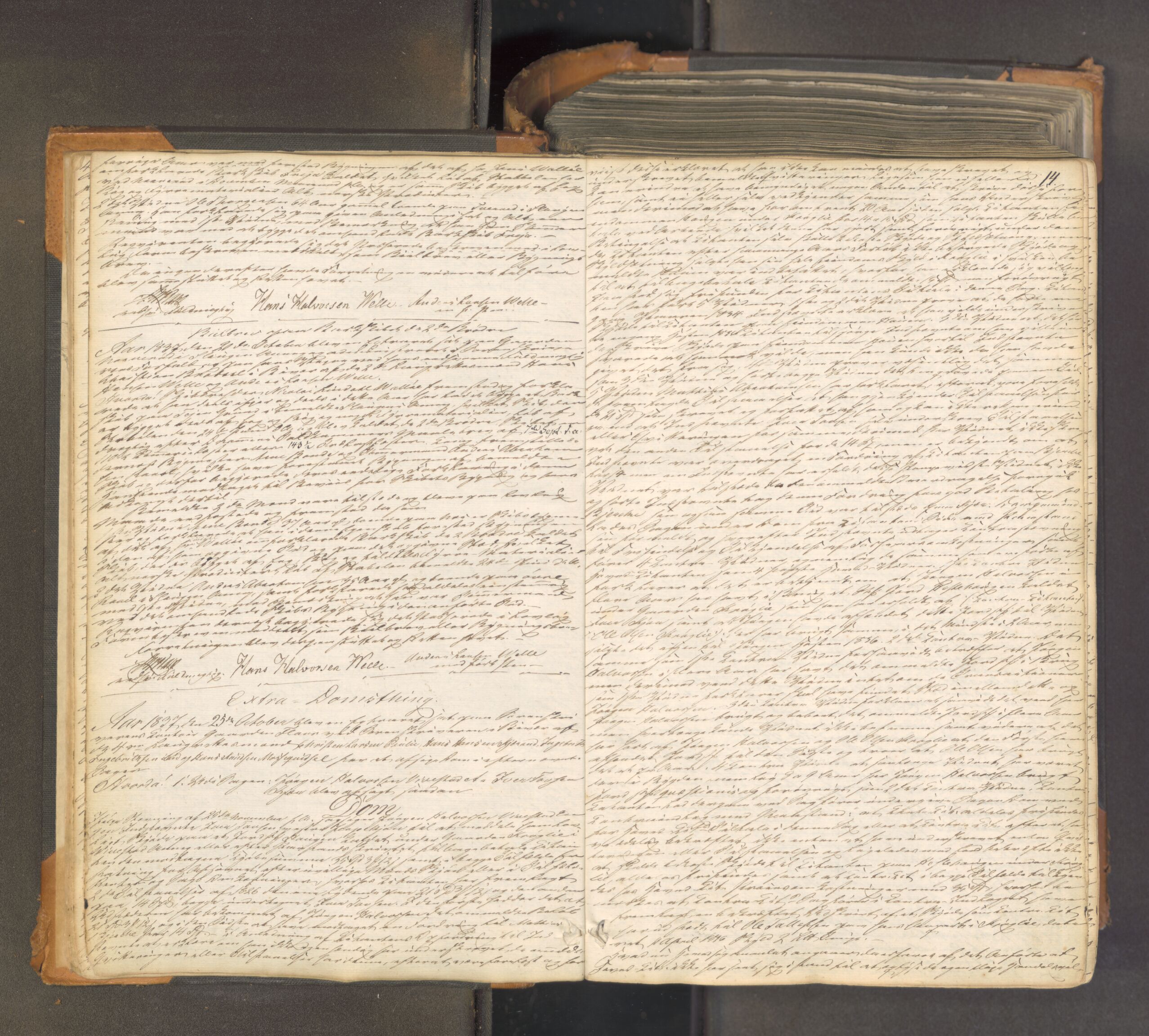 Søndre Jarlsberg sorenskriveri, AV/SAKO-A-129/F/Fa/L0033: Tingbok, 1837-1845, s. 13b-14a
