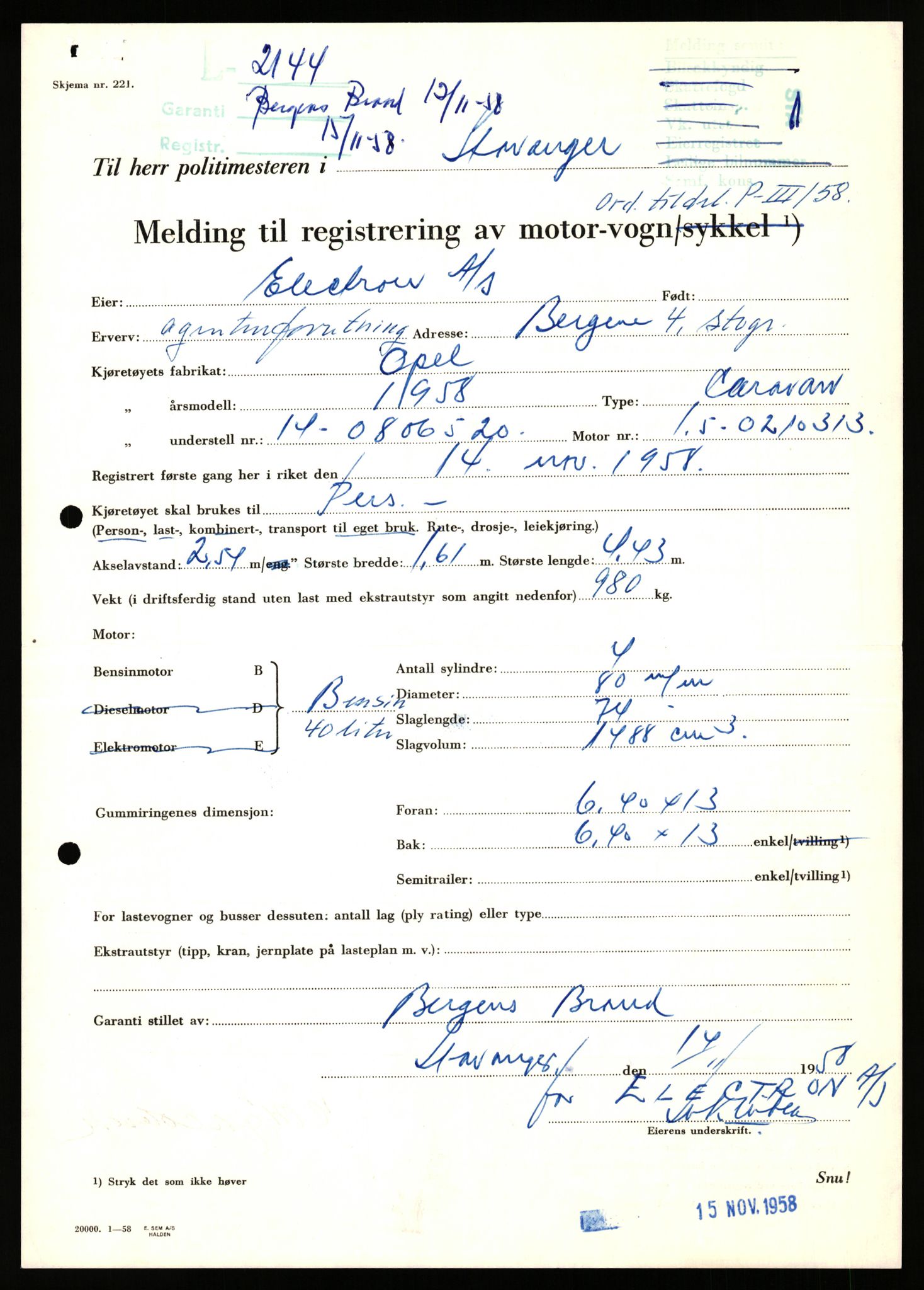 Stavanger trafikkstasjon, AV/SAST-A-101942/0/F/L0006: L-1700 - L-2149, 1930-1971, s. 2039