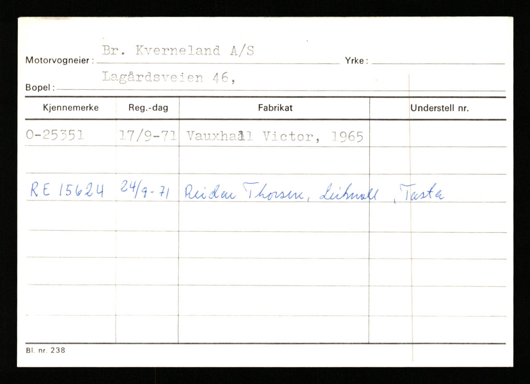 Stavanger trafikkstasjon, SAST/A-101942/0/G/L0005: Registreringsnummer: 23000 - 34245, 1930-1971, s. 741