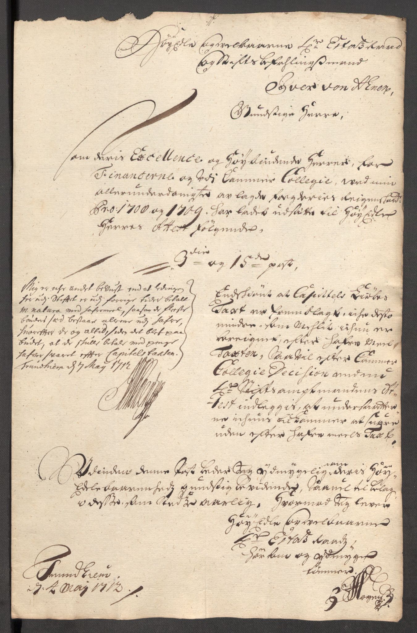 Rentekammeret inntil 1814, Reviderte regnskaper, Fogderegnskap, AV/RA-EA-4092/R62/L4199: Fogderegnskap Stjørdal og Verdal, 1709, s. 339