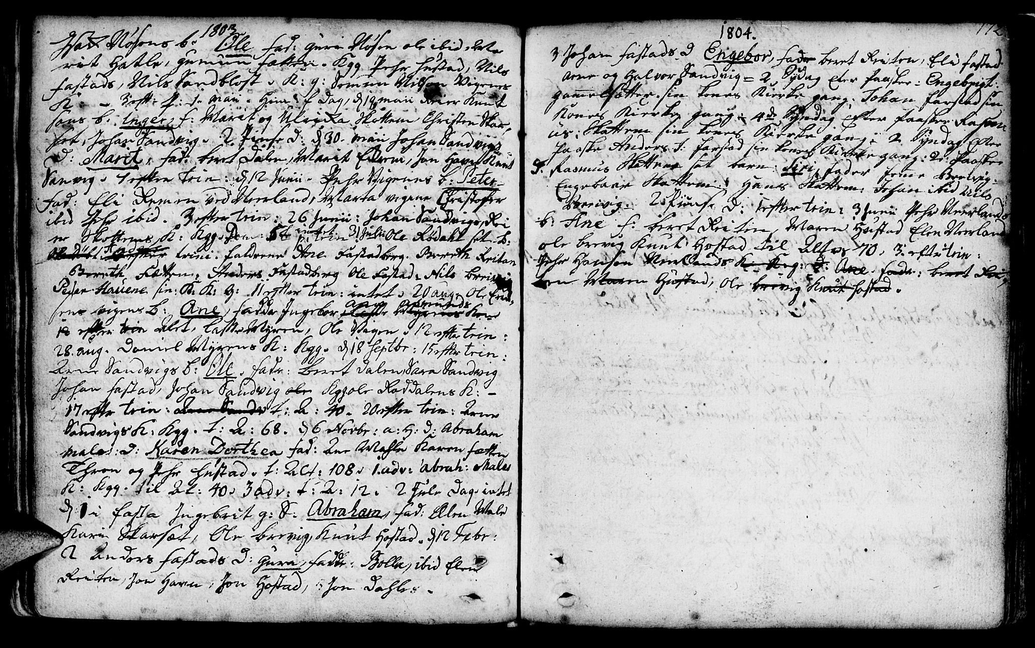 Ministerialprotokoller, klokkerbøker og fødselsregistre - Møre og Romsdal, SAT/A-1454/566/L0762: Ministerialbok nr. 566A02 /2, 1790-1804, s. 172