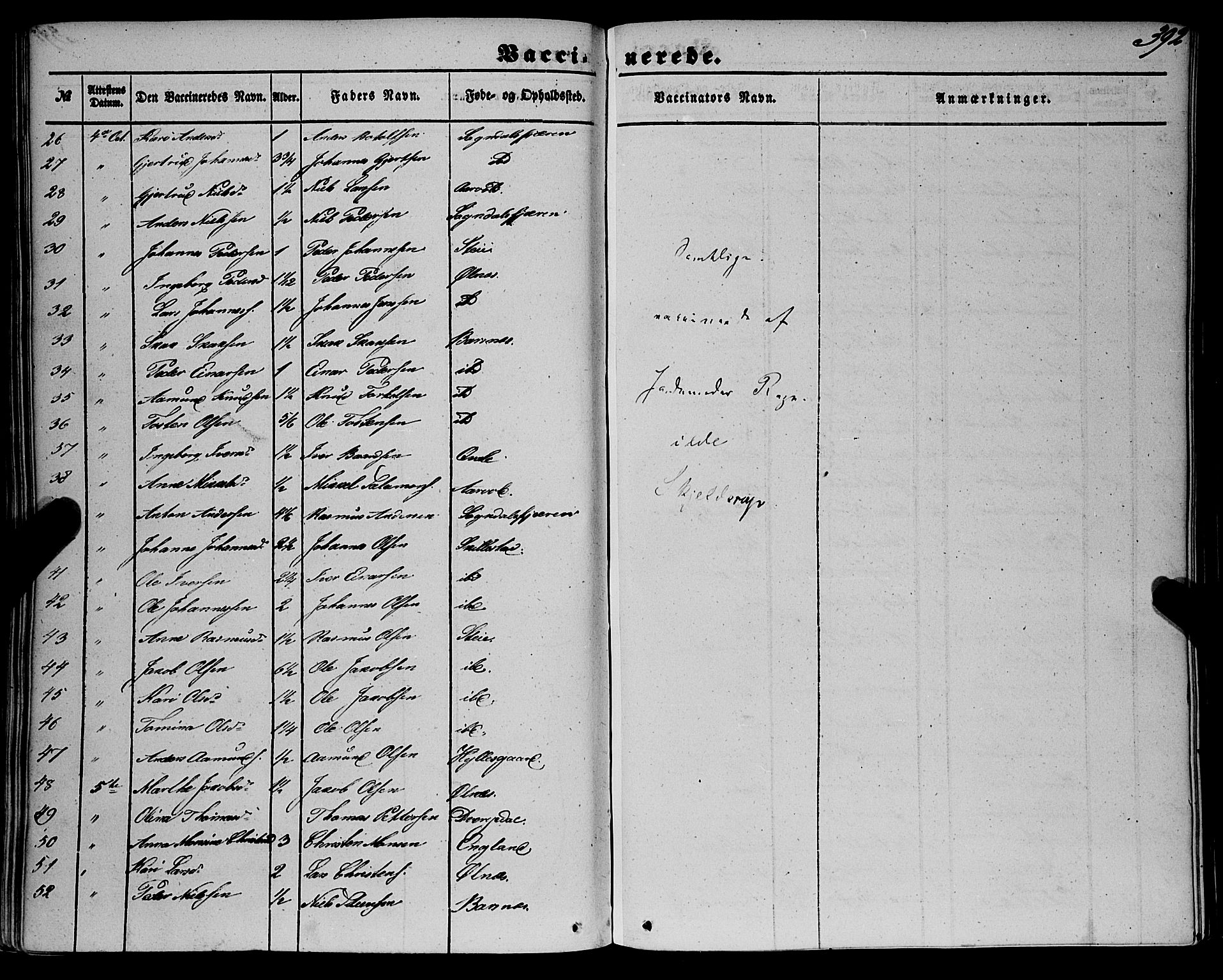 Sogndal sokneprestembete, AV/SAB-A-81301/H/Haa/Haaa/L0012II: Ministerialbok nr. A 12II, 1847-1877, s. 392