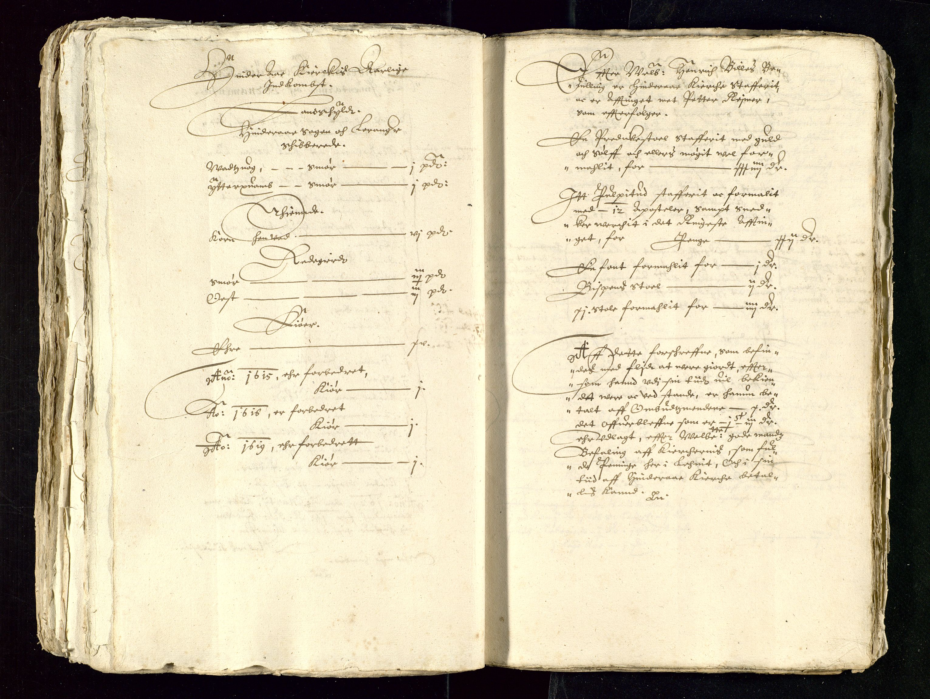 Stavanger len, AV/SAST-A-101870/Ob/L0018: Kirkeregnskaper, 1613-1632, s. 98