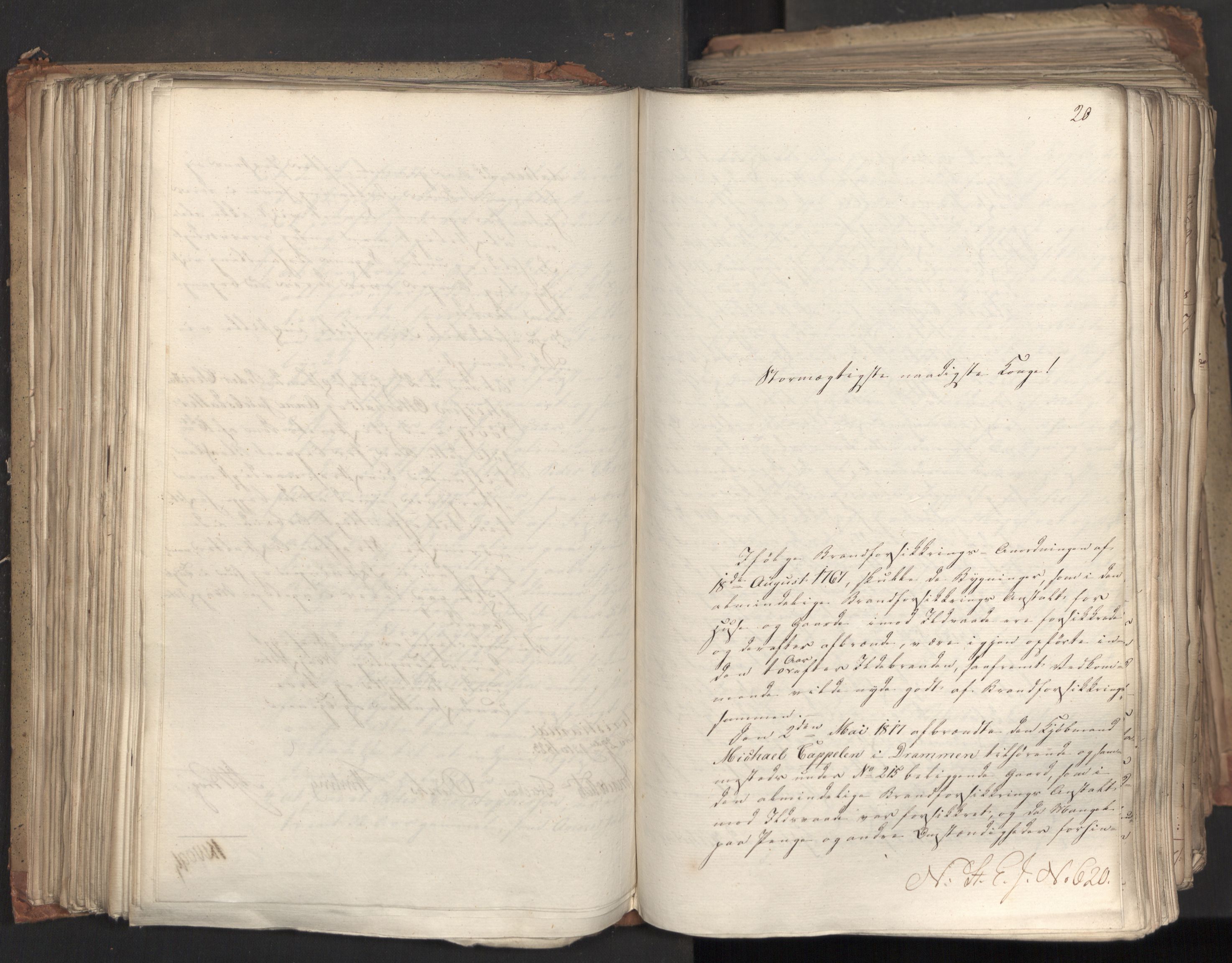 Statsrådsavdelingen i Stockholm, AV/RA-S-1003/D/Da/L0035: Regjeringsinnstillinger nr. 541-840, 1823, s. 190