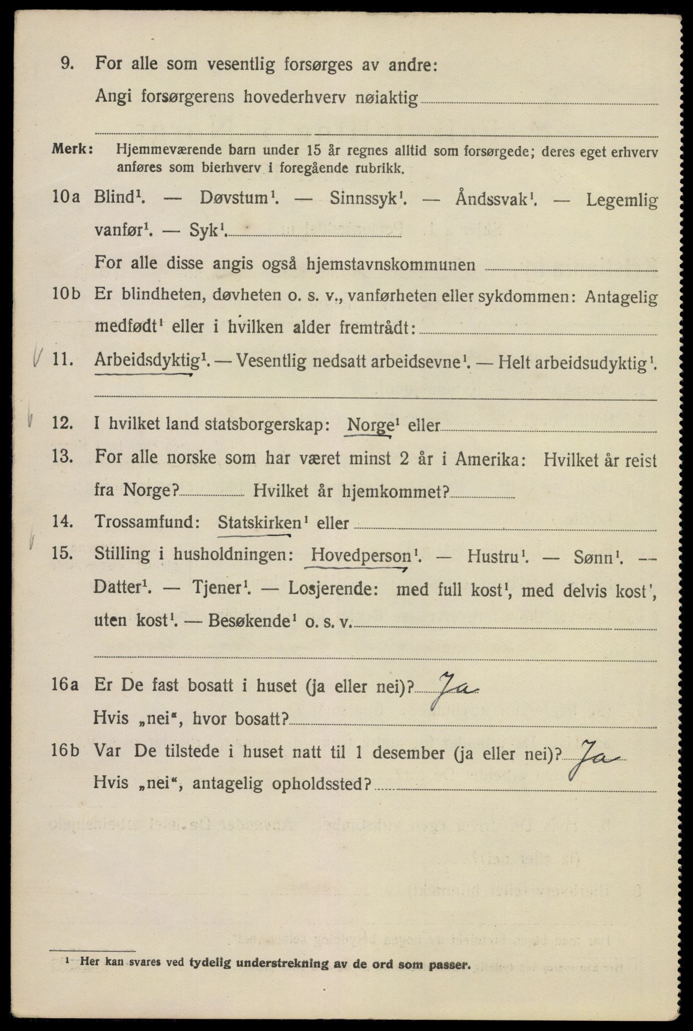 SAO, Folketelling 1920 for 0301 Kristiania kjøpstad, 1920, s. 526998