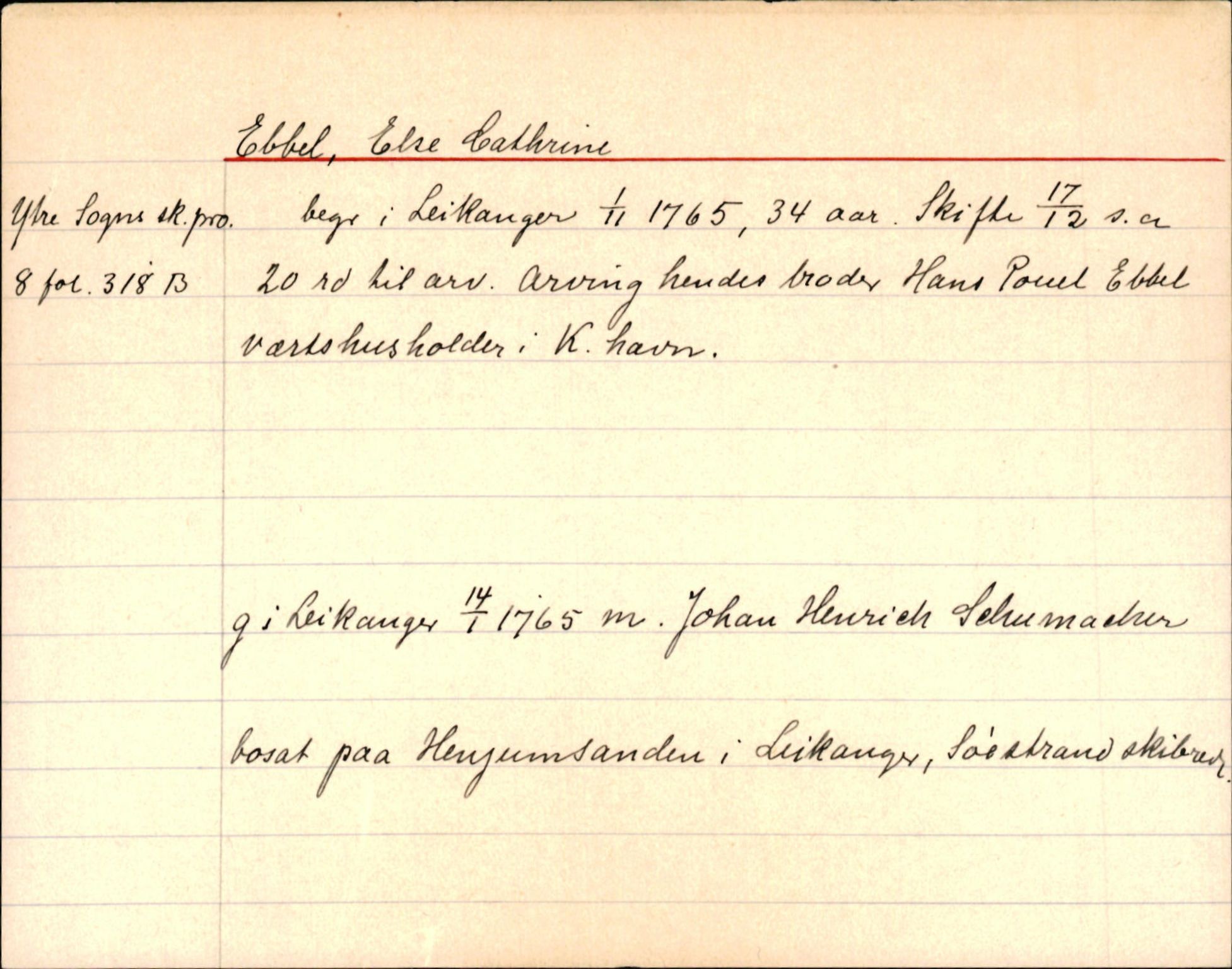 Sollied, Olaf og Thora - samlinger, AV/SAB-SAB/DA-0401/01/L0042: Registerkort skuff 3, E - Grandorph, s. 6
