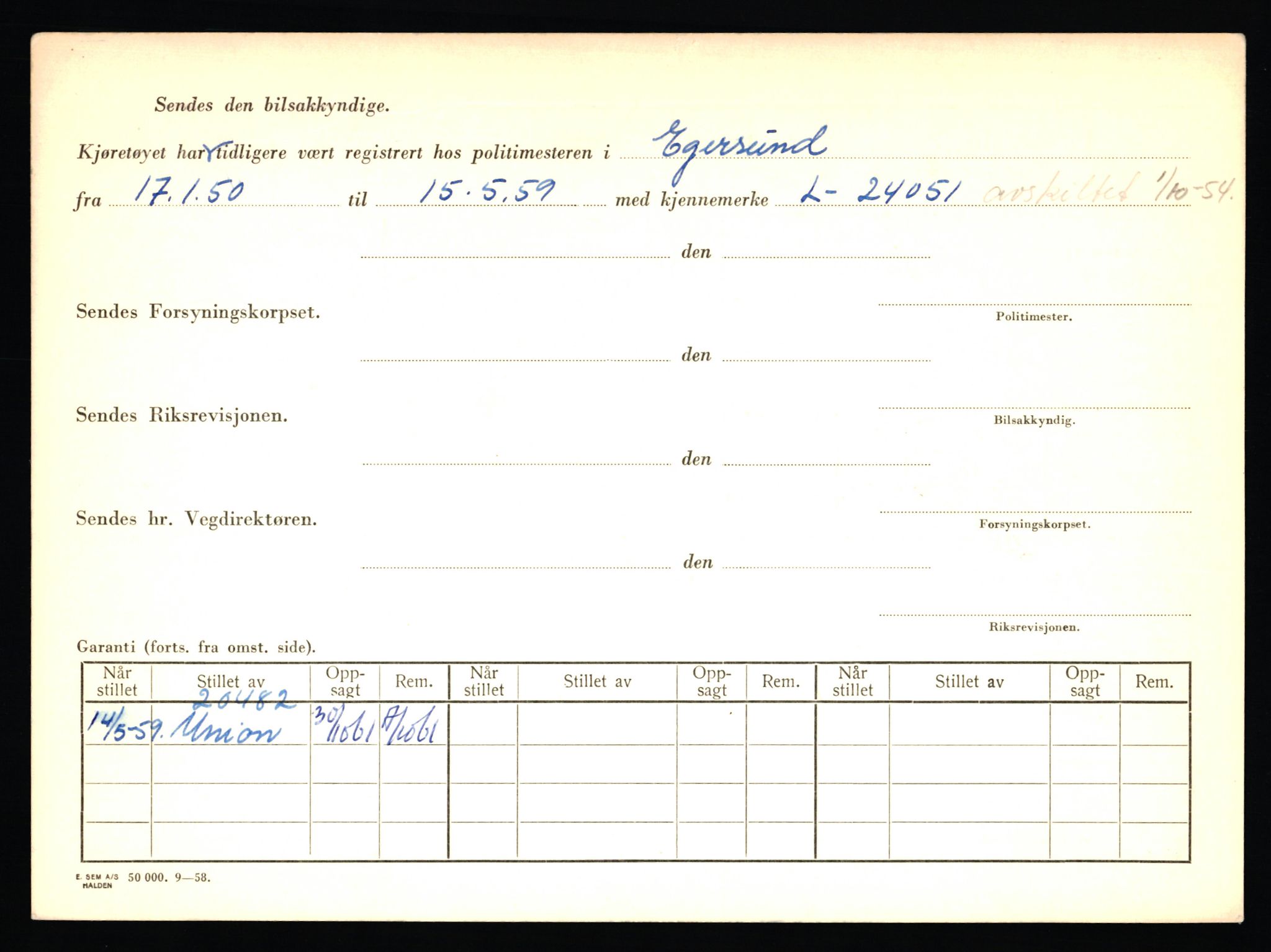 Stavanger trafikkstasjon, AV/SAST-A-101942/0/F/L0065: L-65400 - L-67649, 1930-1971, s. 1186