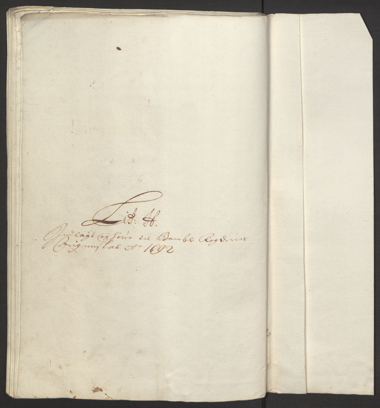 Rentekammeret inntil 1814, Reviderte regnskaper, Fogderegnskap, RA/EA-4092/R34/L2052: Fogderegnskap Bamble, 1692-1693, s. 197