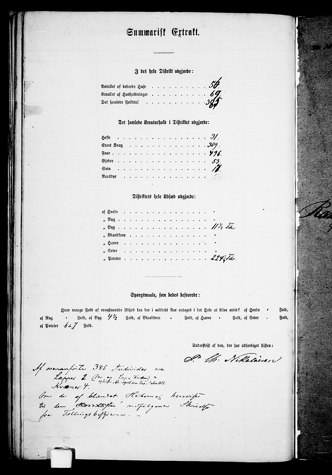 RA, Folketelling 1865 for 1934P Tromsøysund prestegjeld, 1865, s. 40