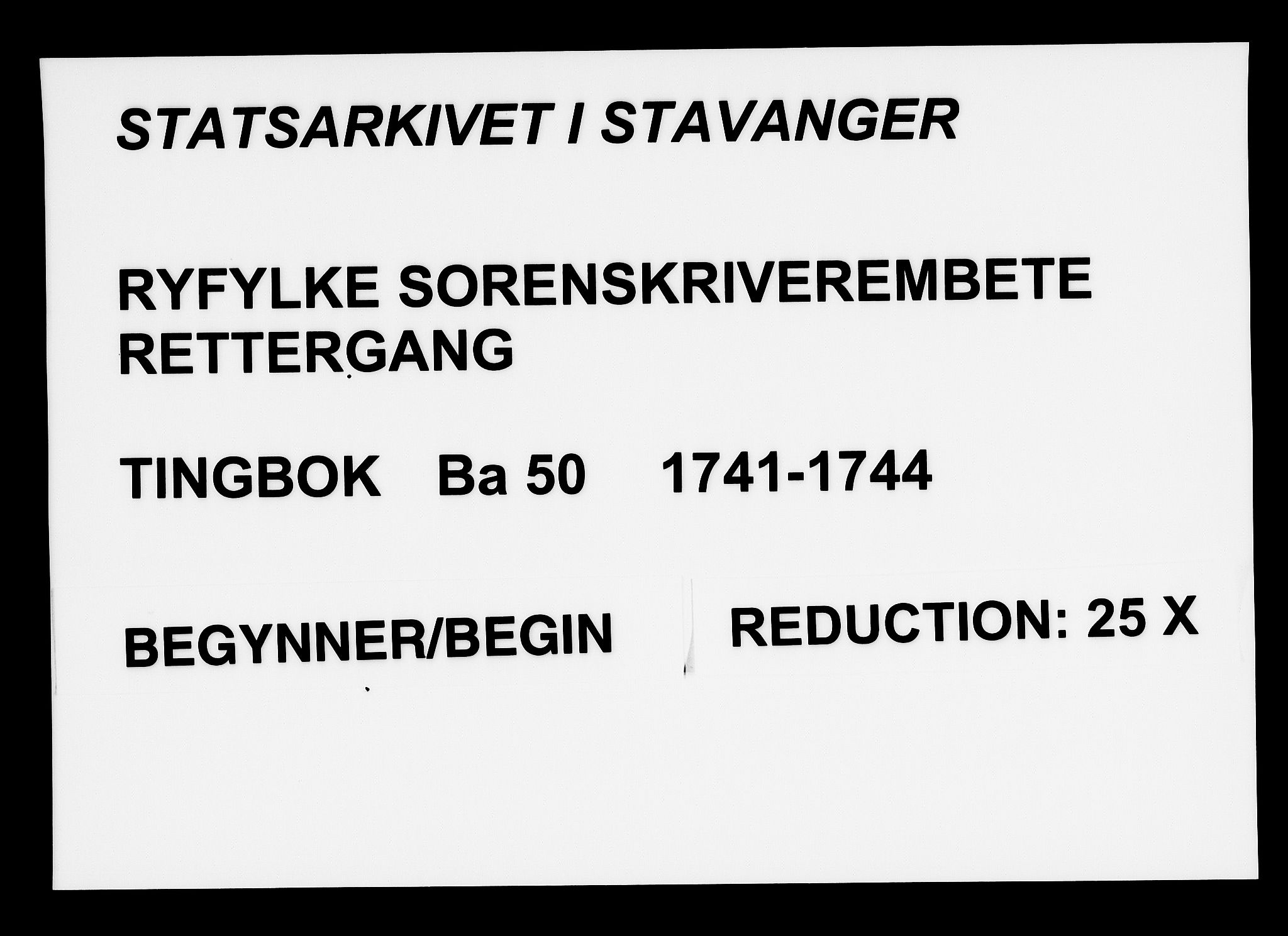 Ryfylke tingrett, SAST/A-100055/001/I/IB/IBBa/L0050: Tingbok, Karmsund og Hesby, 1741-1744