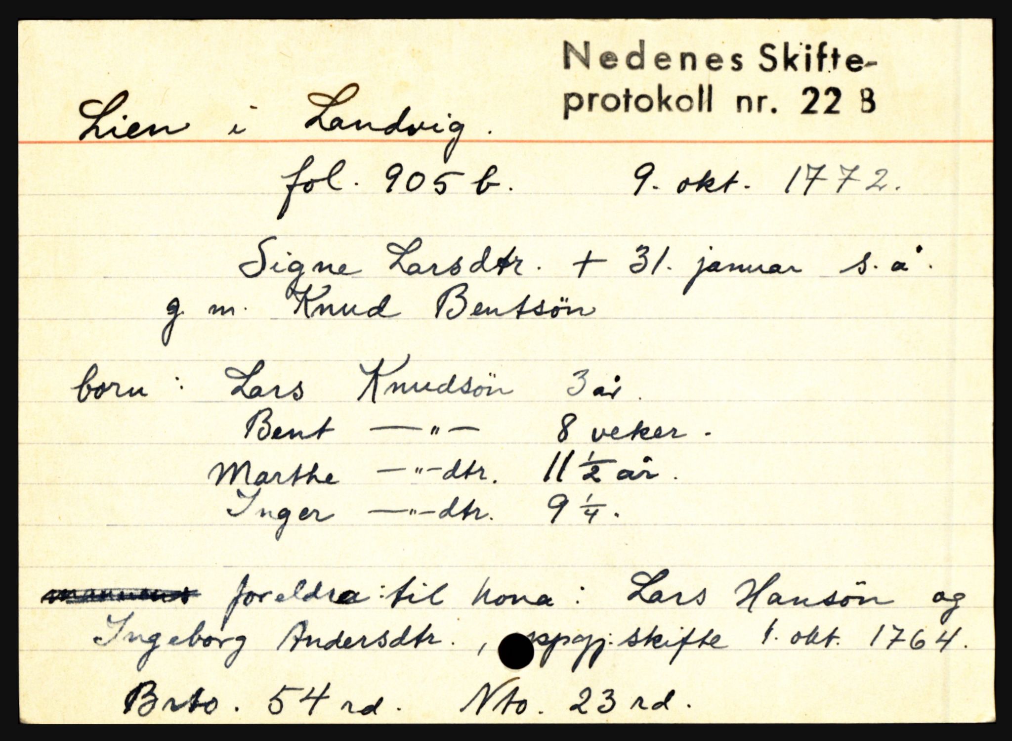 Nedenes sorenskriveri før 1824, AV/SAK-1221-0007/H, s. 17445