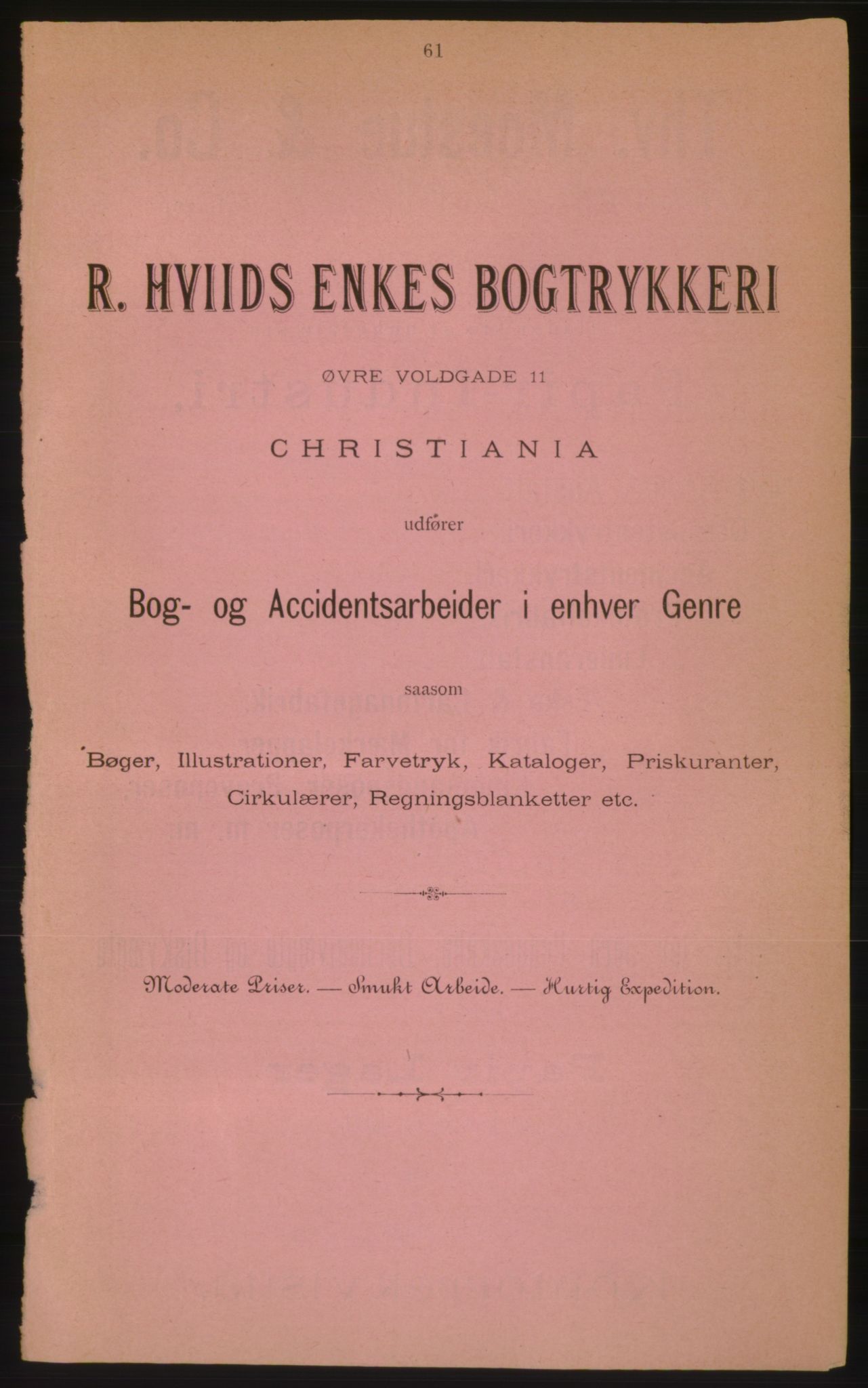 Kristiania/Oslo adressebok, PUBL/-, 1882, s. 61