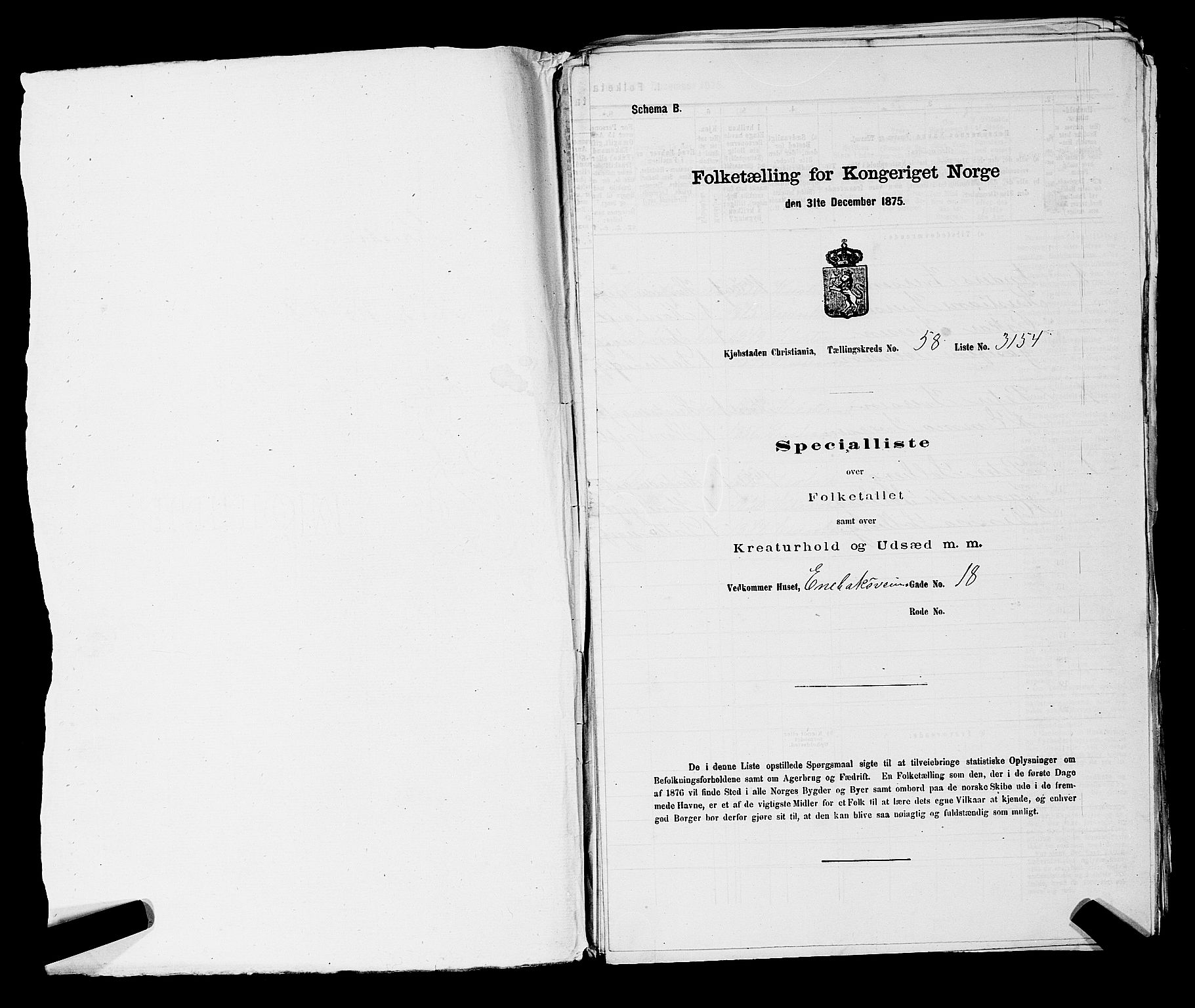 RA, Folketelling 1875 for 0301 Kristiania kjøpstad, 1875, s. 8683