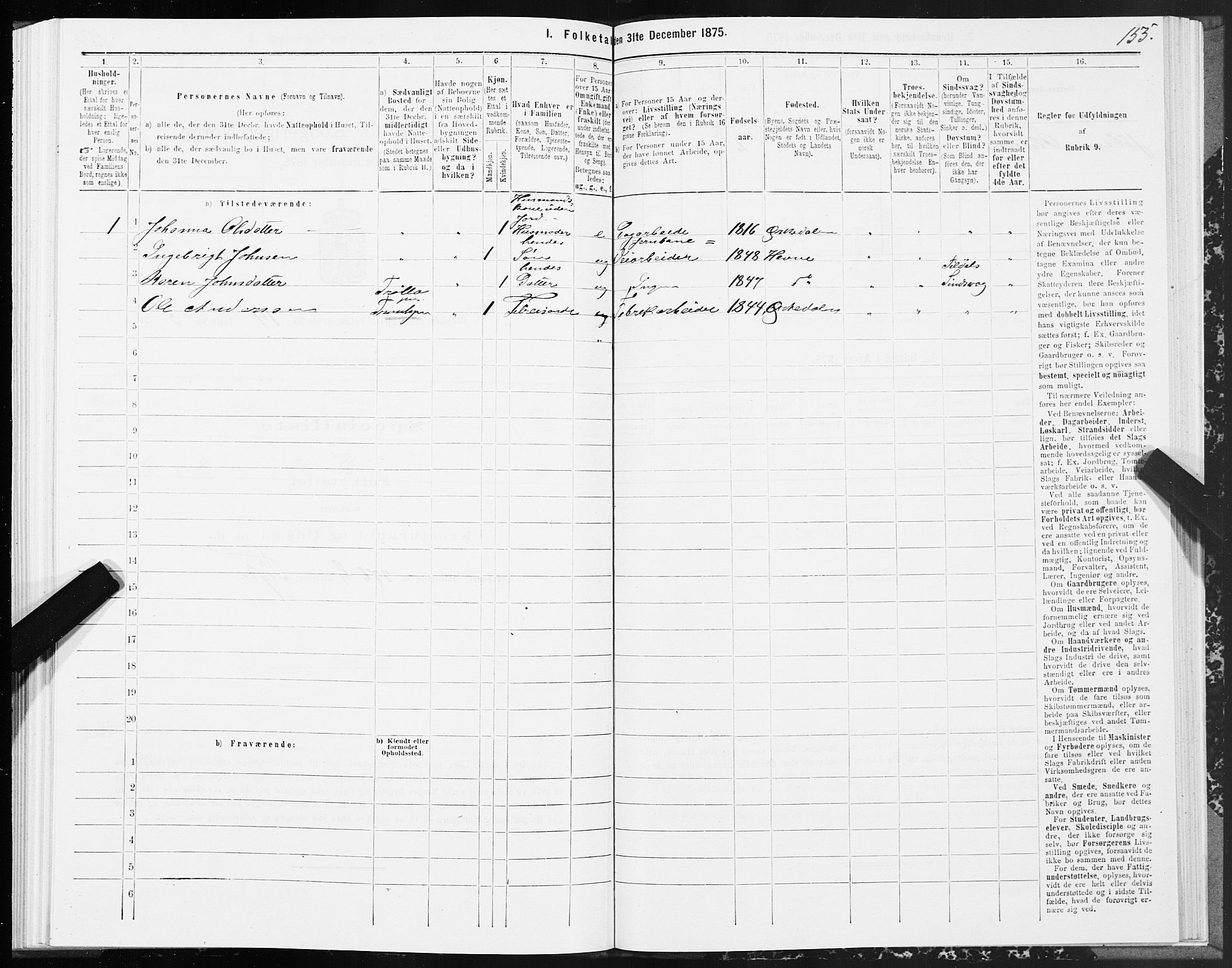 SAT, Folketelling 1875 for 1638P Orkdal prestegjeld, 1875, s. 7155