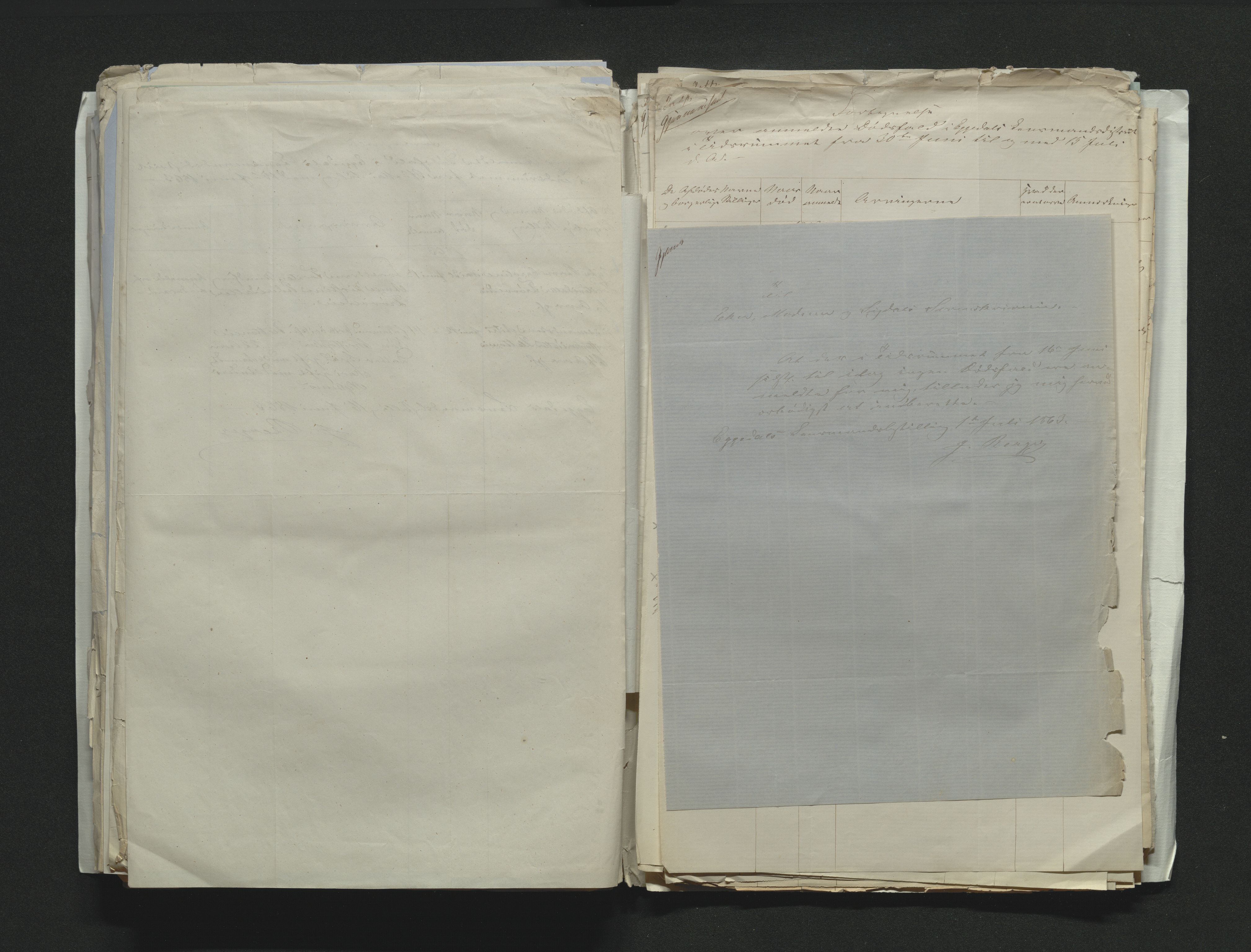 Eiker, Modum og Sigdal sorenskriveri, AV/SAKO-A-123/H/Ha/Hab/L0011: Dødsfallsmeldinger, 1862-1865, s. 300