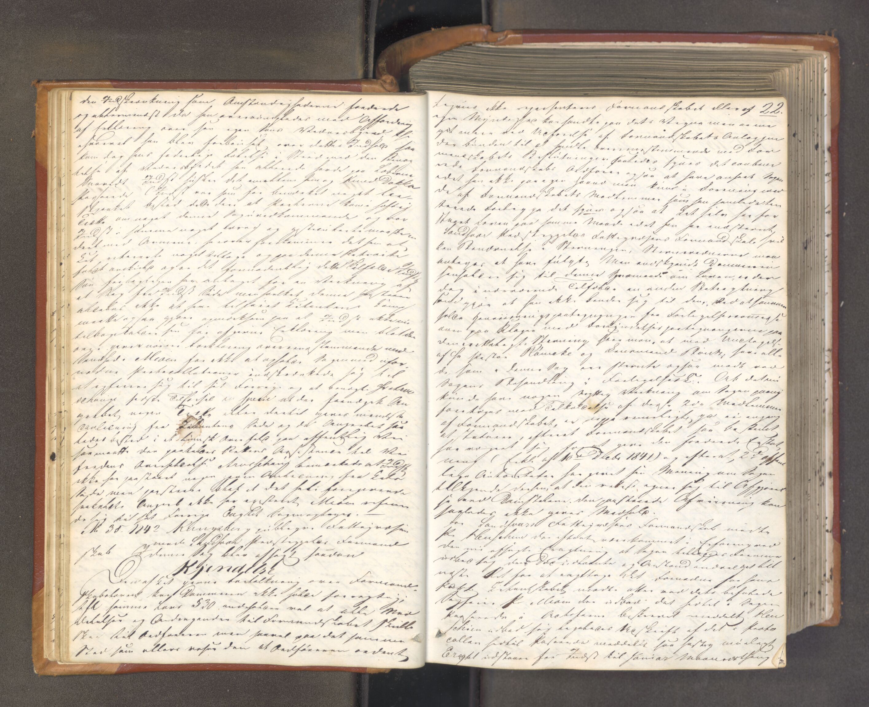 Numedal og Sandsvær sorenskriveri, AV/SAKO-A-128/F/Fa/Faa/L0104: Tingbok for Sandsvær, 1842-1849