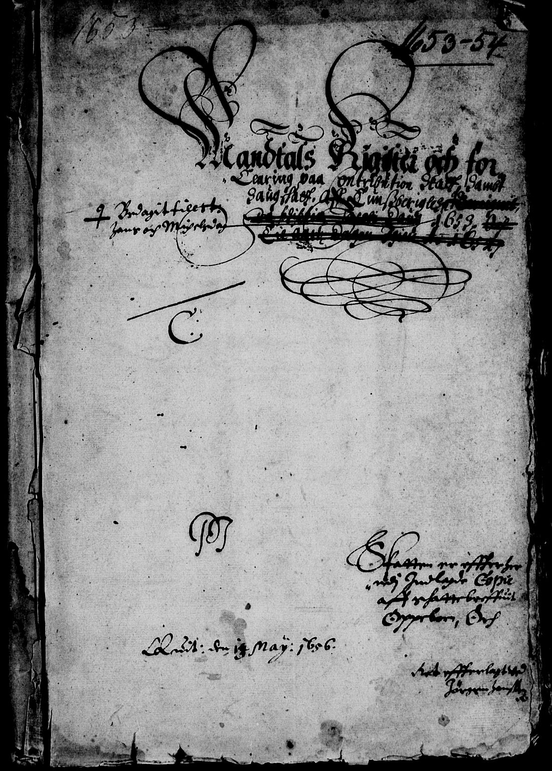 Rentekammeret inntil 1814, Reviderte regnskaper, Lensregnskaper, AV/RA-EA-5023/R/Rb/Rbo/L0031: Tønsberg len, 1651-1654