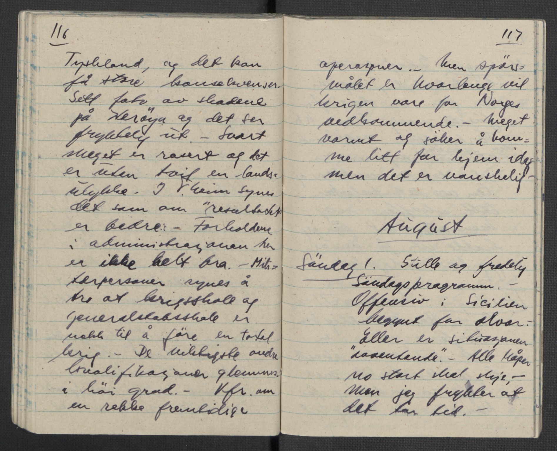Tronstad, Leif, AV/RA-PA-0354/F/L0001: Dagbøker, 1941-1945, s. 516