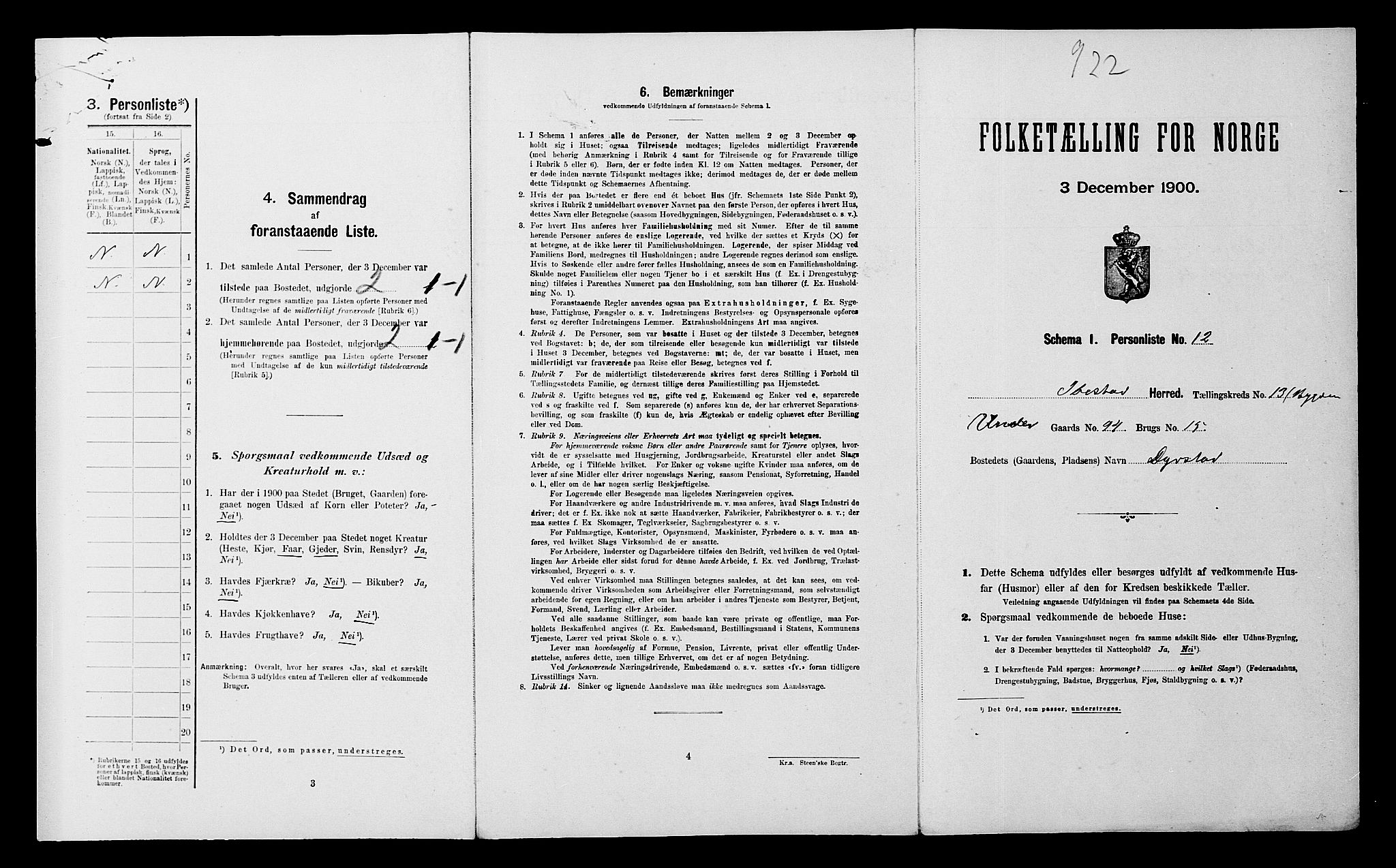 SATØ, Folketelling 1900 for 1917 Ibestad herred, 1900, s. 1677