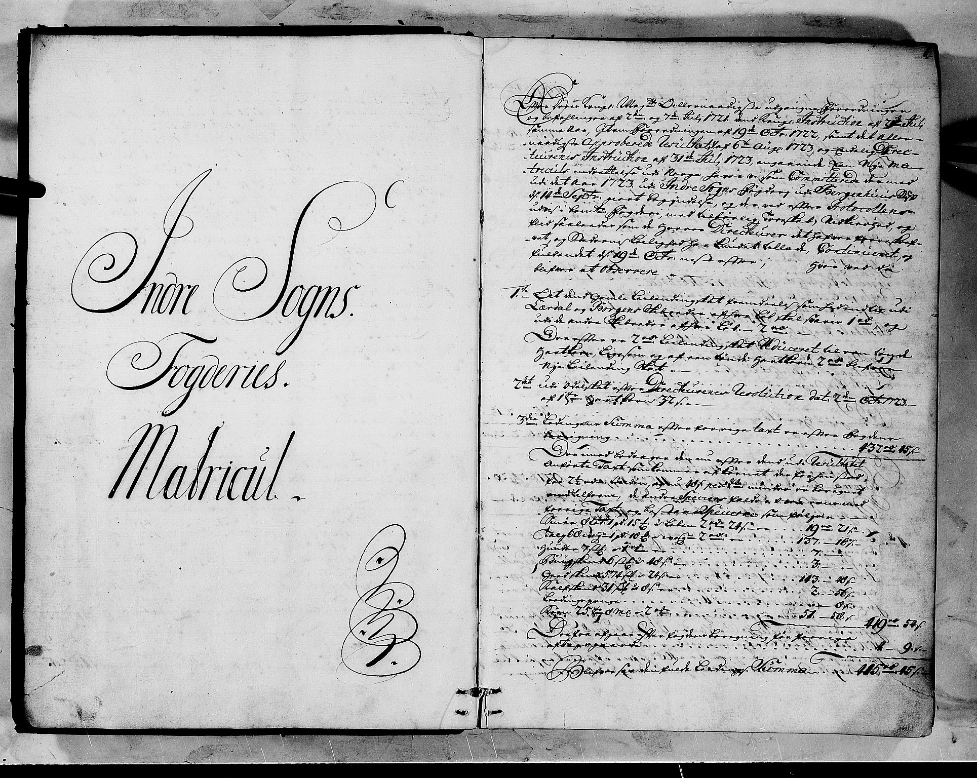 Rentekammeret inntil 1814, Realistisk ordnet avdeling, AV/RA-EA-4070/N/Nb/Nbf/L0144: Indre Sogn matrikkelprotokoll, 1723, s. 2