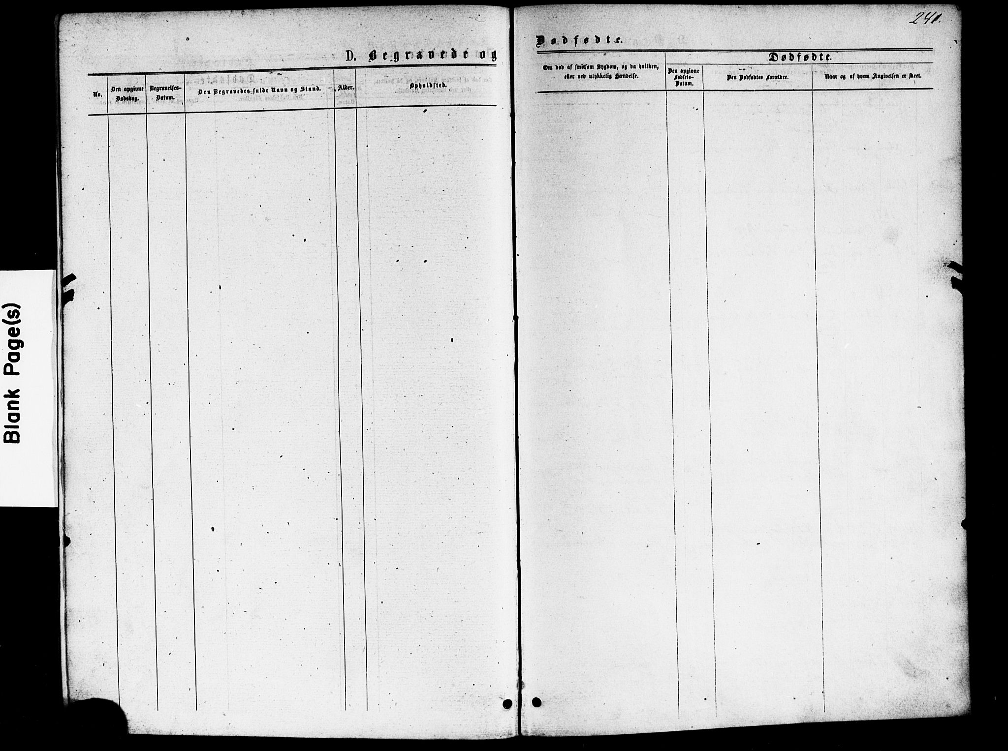 Vestre Aker prestekontor Kirkebøker, AV/SAO-A-10025/F/Fa/L0006: Ministerialbok nr. 6, 1873-1886, s. 241