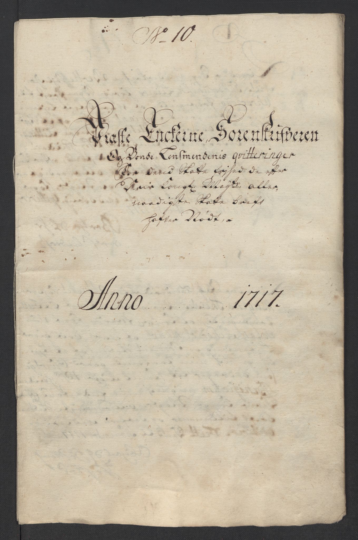 Rentekammeret inntil 1814, Reviderte regnskaper, Fogderegnskap, RA/EA-4092/R11/L0599: Fogderegnskap Nedre Romerike, 1717, s. 256