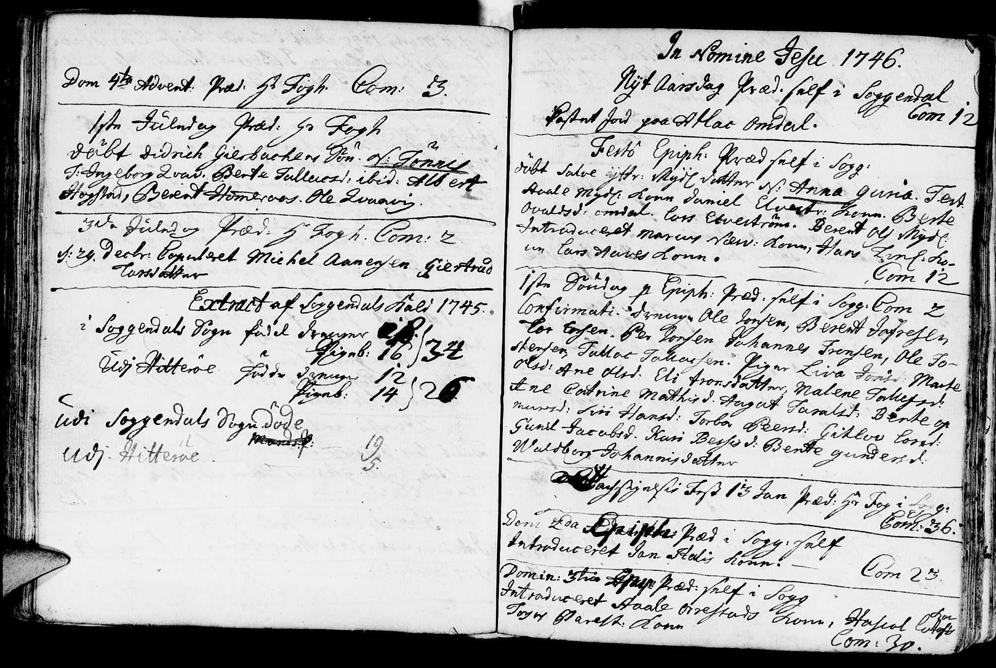 Sokndal sokneprestkontor, AV/SAST-A-101808: Ministerialbok nr. A 3, 1740-1806