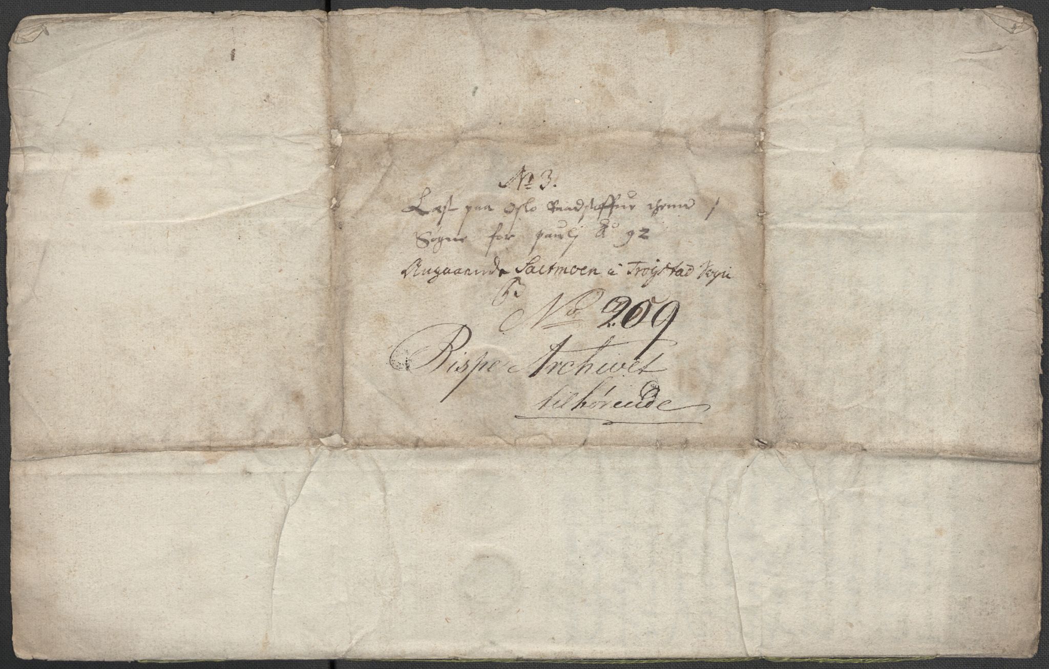 Riksarkivets diplomsamling, AV/RA-EA-5965/F15/L0004: Prestearkiv - Østfold, 1577-1709, s. 87