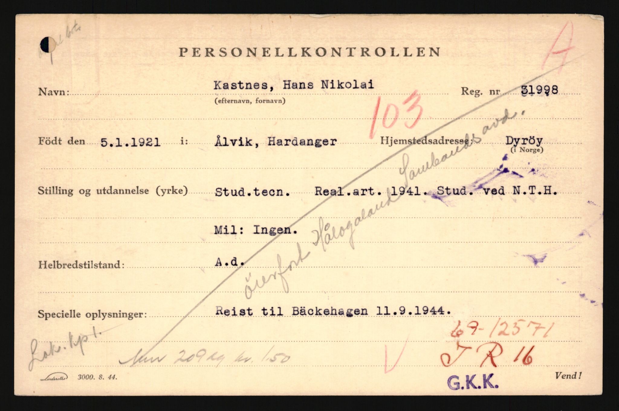 Forsvaret, Troms infanteriregiment nr. 16, AV/RA-RAFA-3146/P/Pa/L0024/0003: Rulleblad / Rulleblad for regimentets menige mannskaper, årsklasse 1942, 1942, s. 154