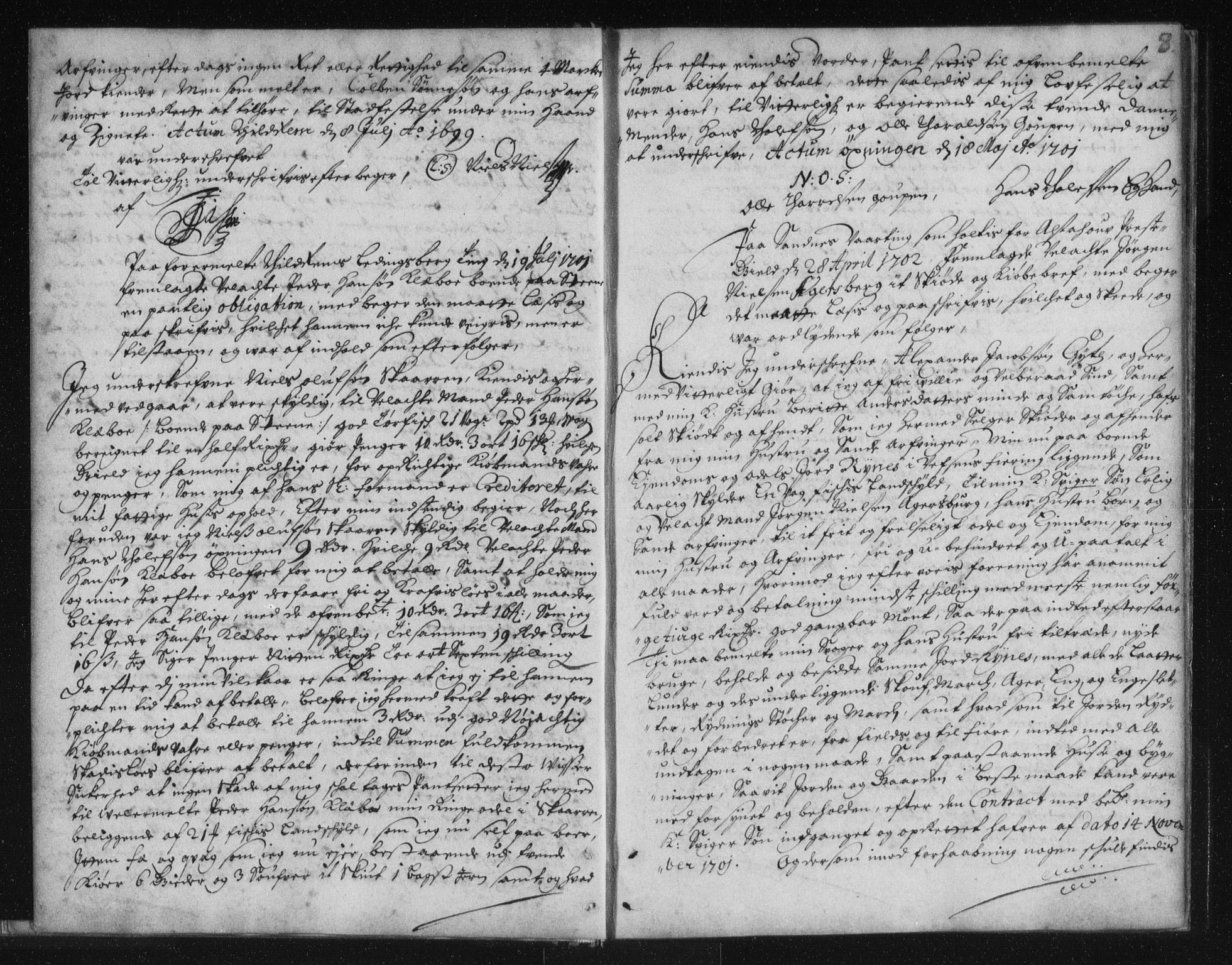 Helgeland sorenskriveri, SAT/A-0004/2/2C/L0001: Pantebok nr. 1a, 1700-1729, s. 8