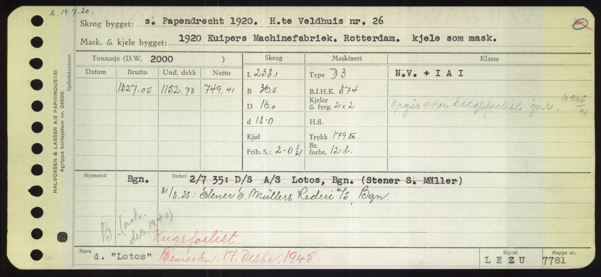 Sjøfartsdirektoratet med forløpere, Skipsmålingen, RA/S-1627/H/Hd/L0023: Fartøy, Lia-Løv, s. 367