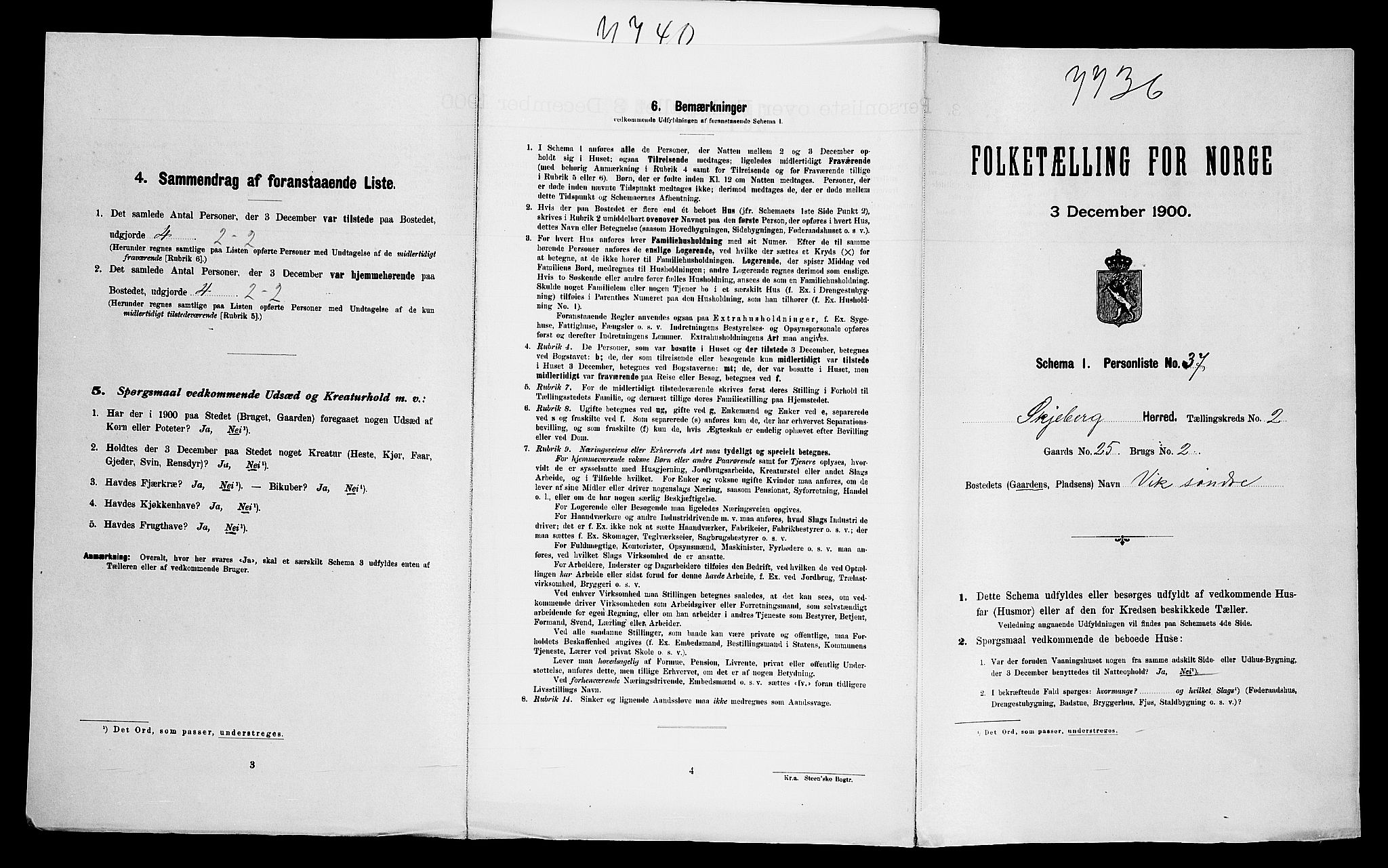 SAO, Folketelling 1900 for 0115 Skjeberg herred, 1900, s. 549