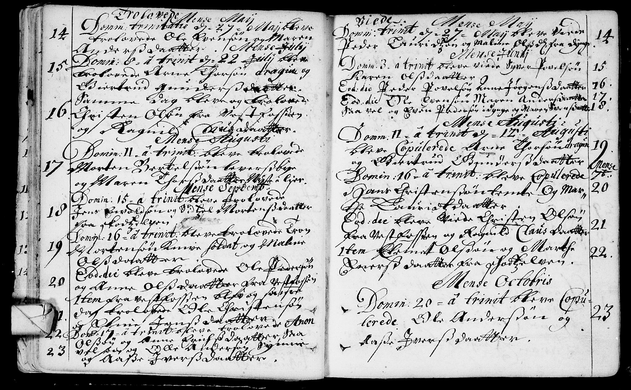 Eiker kirkebøker, AV/SAKO-A-4/F/Fa/L0005: Ministerialbok nr. I 5 /1, 1705-1759
