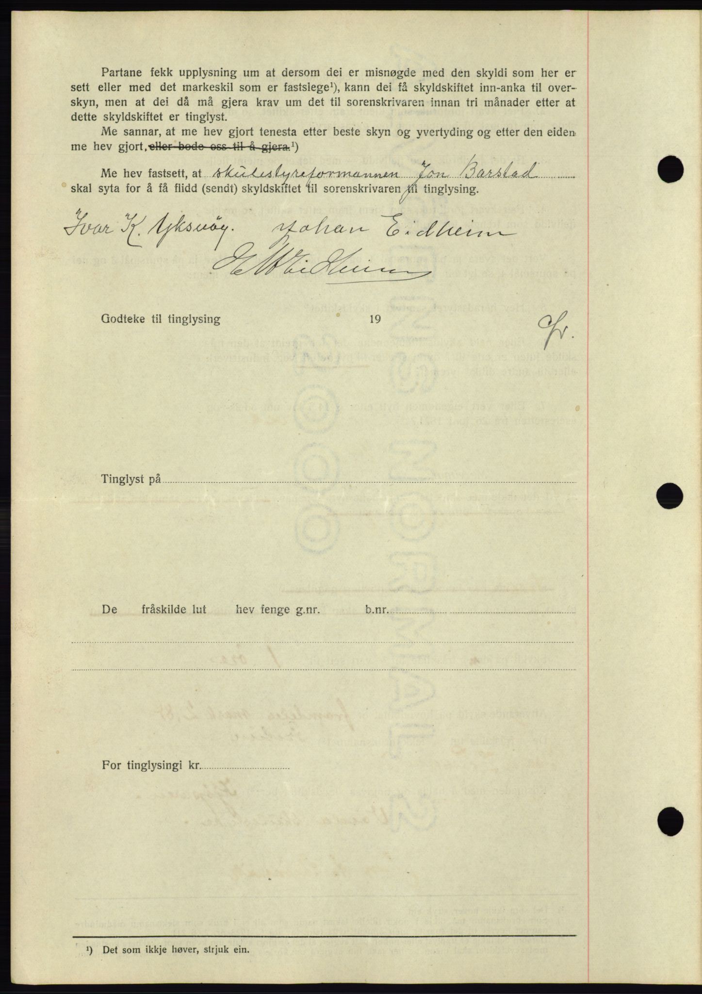 Søre Sunnmøre sorenskriveri, AV/SAT-A-4122/1/2/2C/L0061: Pantebok nr. 55, 1936-1936, Dagboknr: 932/1936