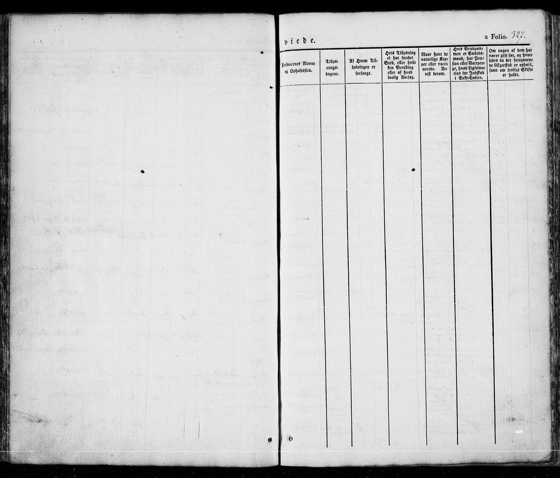 Eiker kirkebøker, AV/SAKO-A-4/G/Ga/L0002: Klokkerbok nr. I 2, 1832-1856, s. 327
