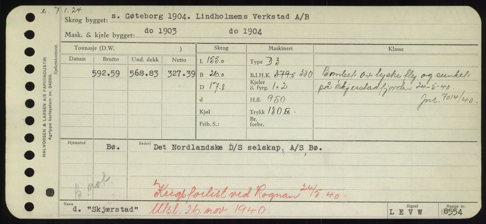 Sjøfartsdirektoratet med forløpere, Skipsmålingen, AV/RA-S-1627/H/Hd/L0034: Fartøy, Sk-Slå, s. 213