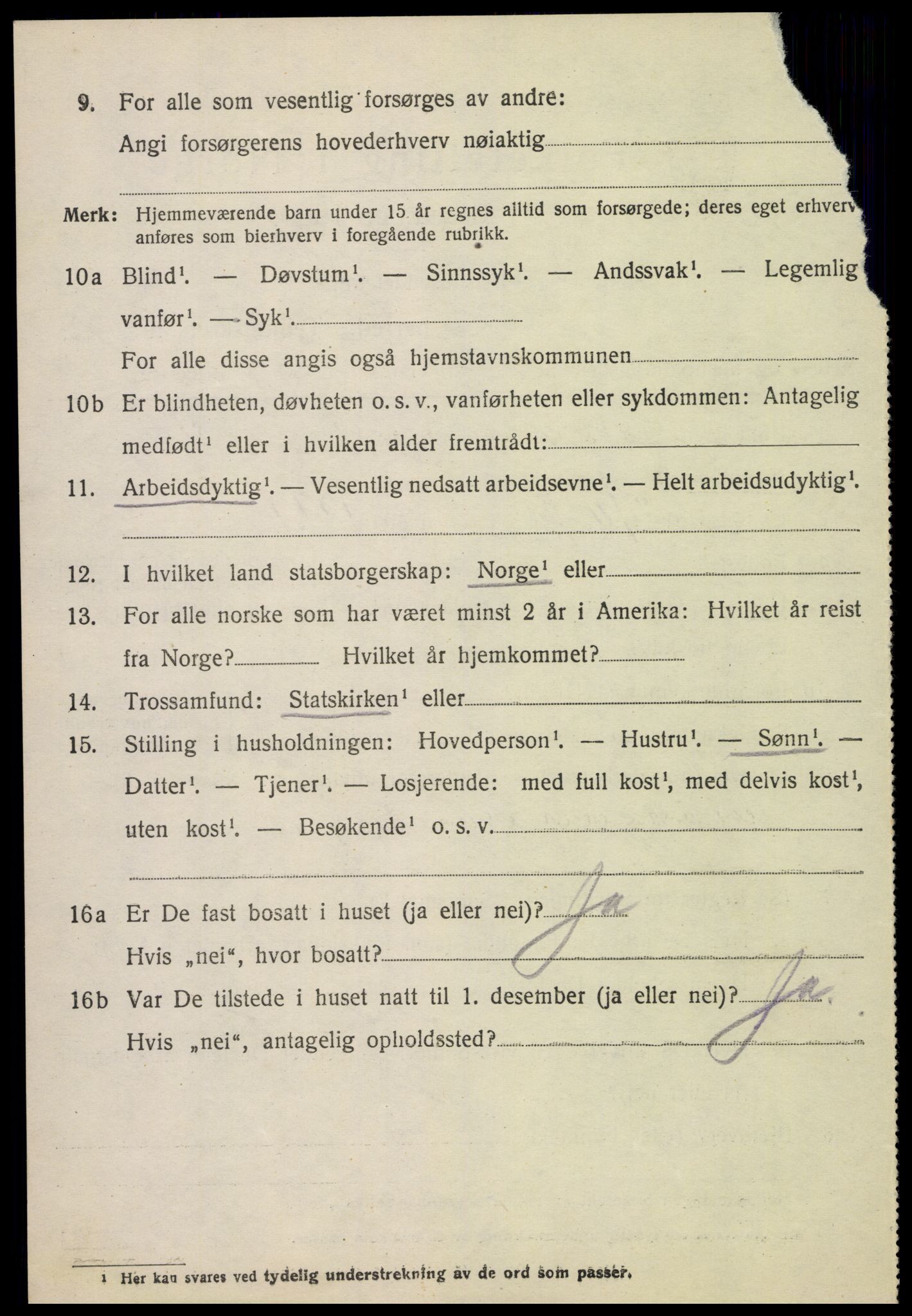 SAH, Folketelling 1920 for 0528 Østre Toten herred, 1920, s. 4919