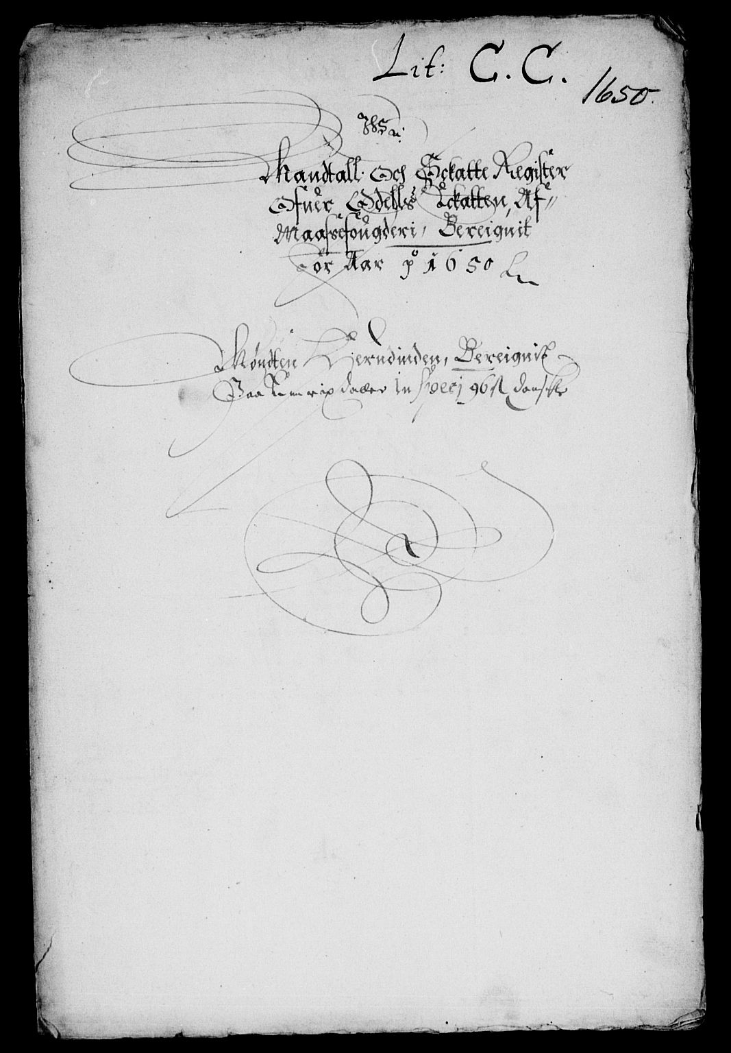 Rentekammeret inntil 1814, Reviderte regnskaper, Lensregnskaper, RA/EA-5023/R/Rb/Rba/L0203: Akershus len, 1650-1651