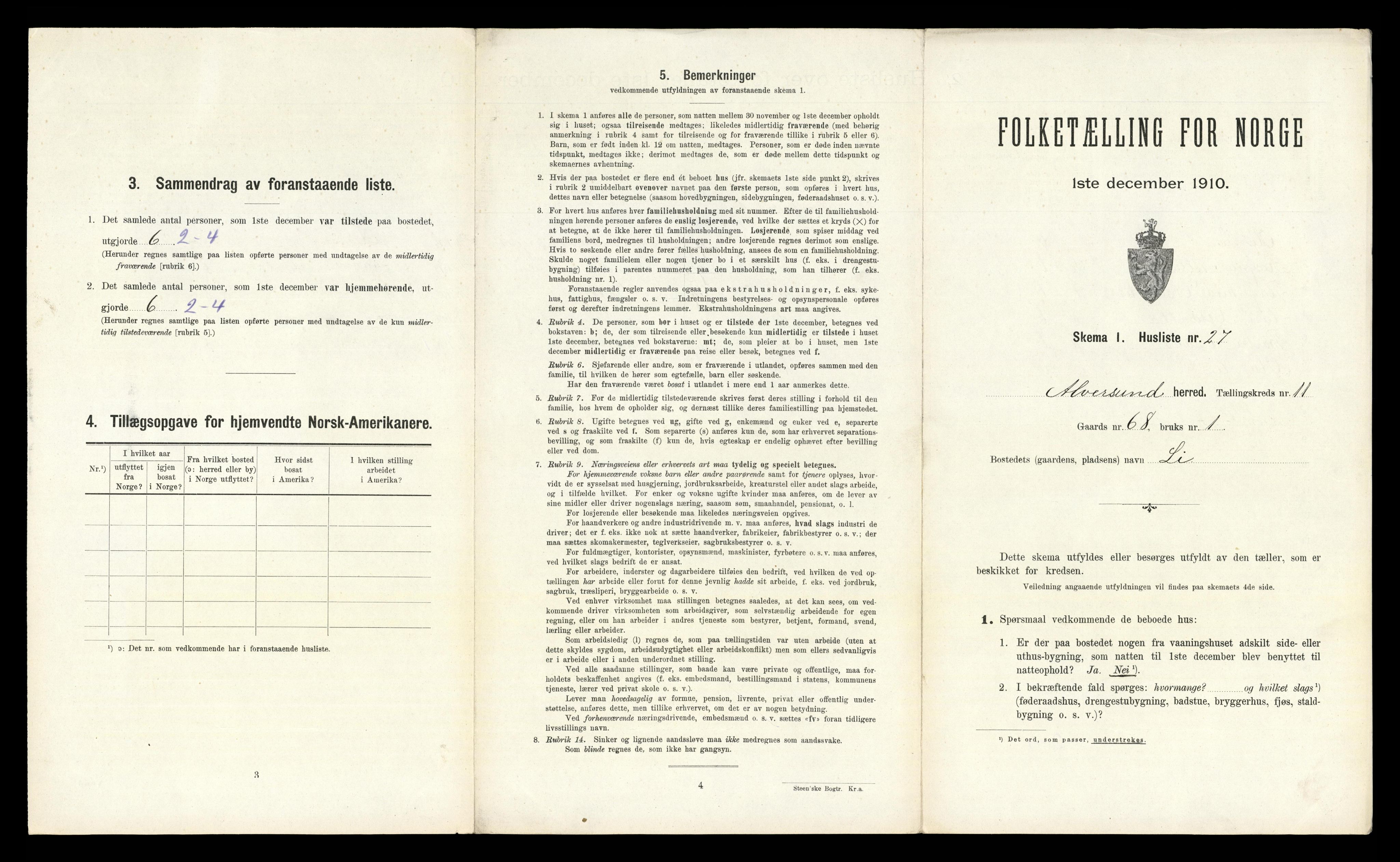 RA, Folketelling 1910 for 1257 Alversund herred, 1910, s. 878
