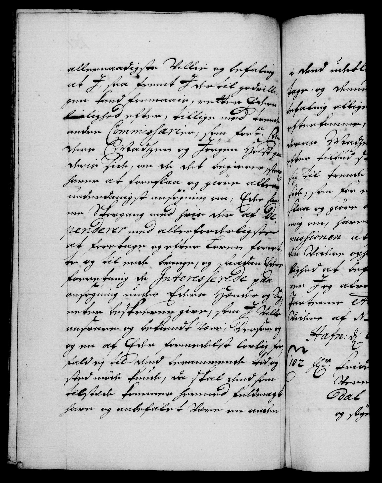 Danske Kanselli 1572-1799, AV/RA-EA-3023/F/Fc/Fca/Fcab/L0016: Norske tegnelser, 1699-1703, s. 137b