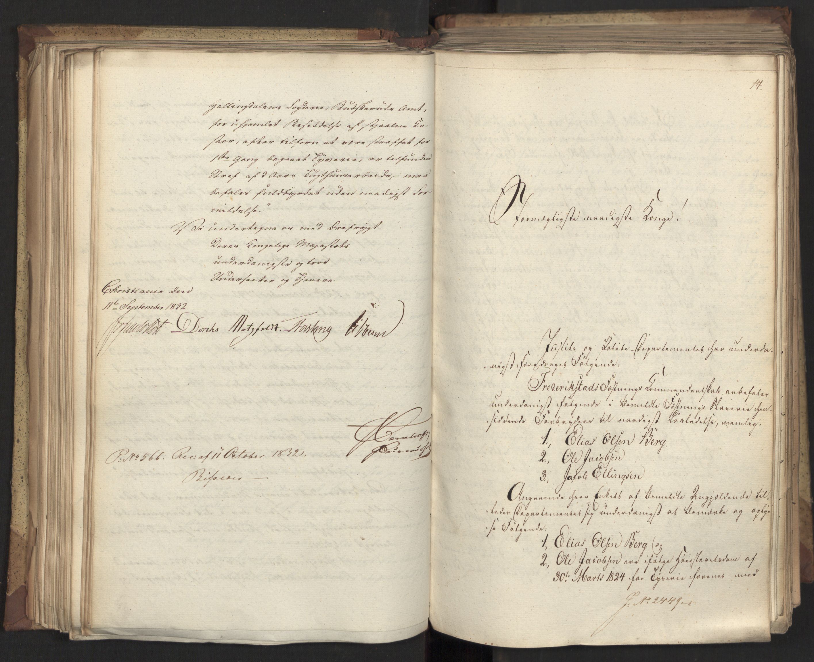 Statsrådsavdelingen i Stockholm, AV/RA-S-1003/D/Da/L0079: Regjeringsinnstillinger nr. 2400-2549, 1832, s. 173