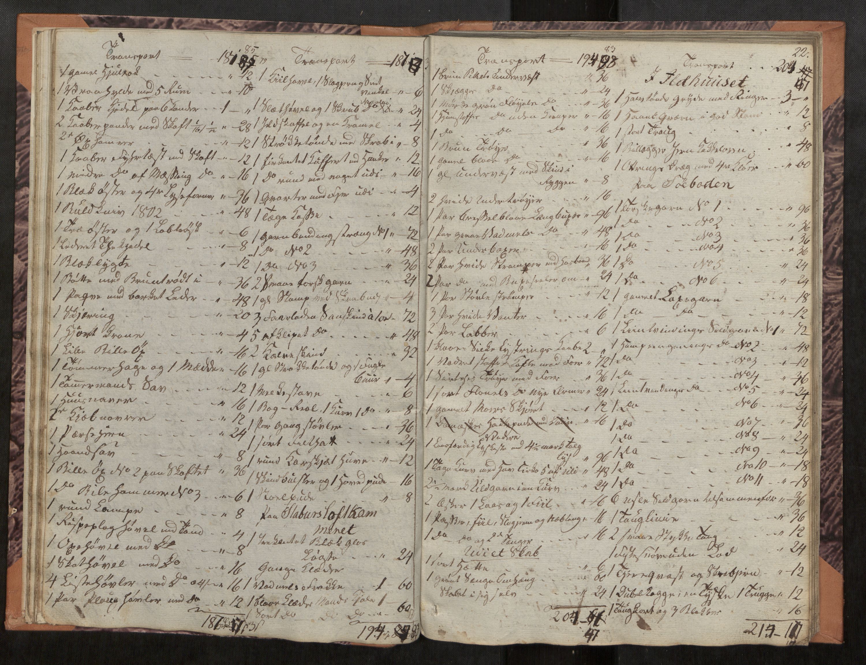 Namdal sorenskriveri, AV/SAT-A-4133/1/3/3Ca/L0002: Skifteregistreringsprotokoll, 1829-1838, s. 22