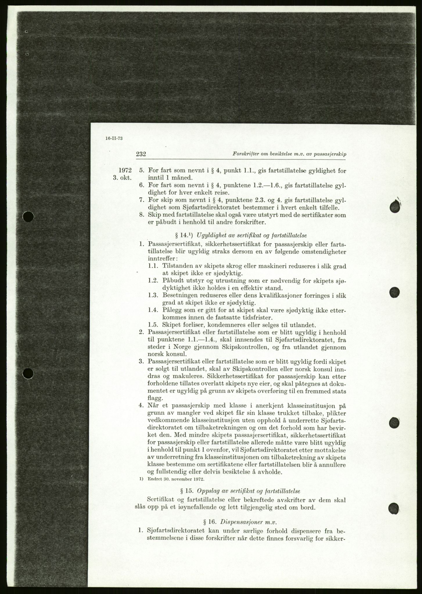 Sjøfartsdirektoratet med forløpere, generelt arkiv, AV/RA-S-1407/D/Du/Duc/L0642/0001: Skipskontrollen - Forskrifter / Forskrift om utleiebåter (2 mapper), 1978-1987, s. 219