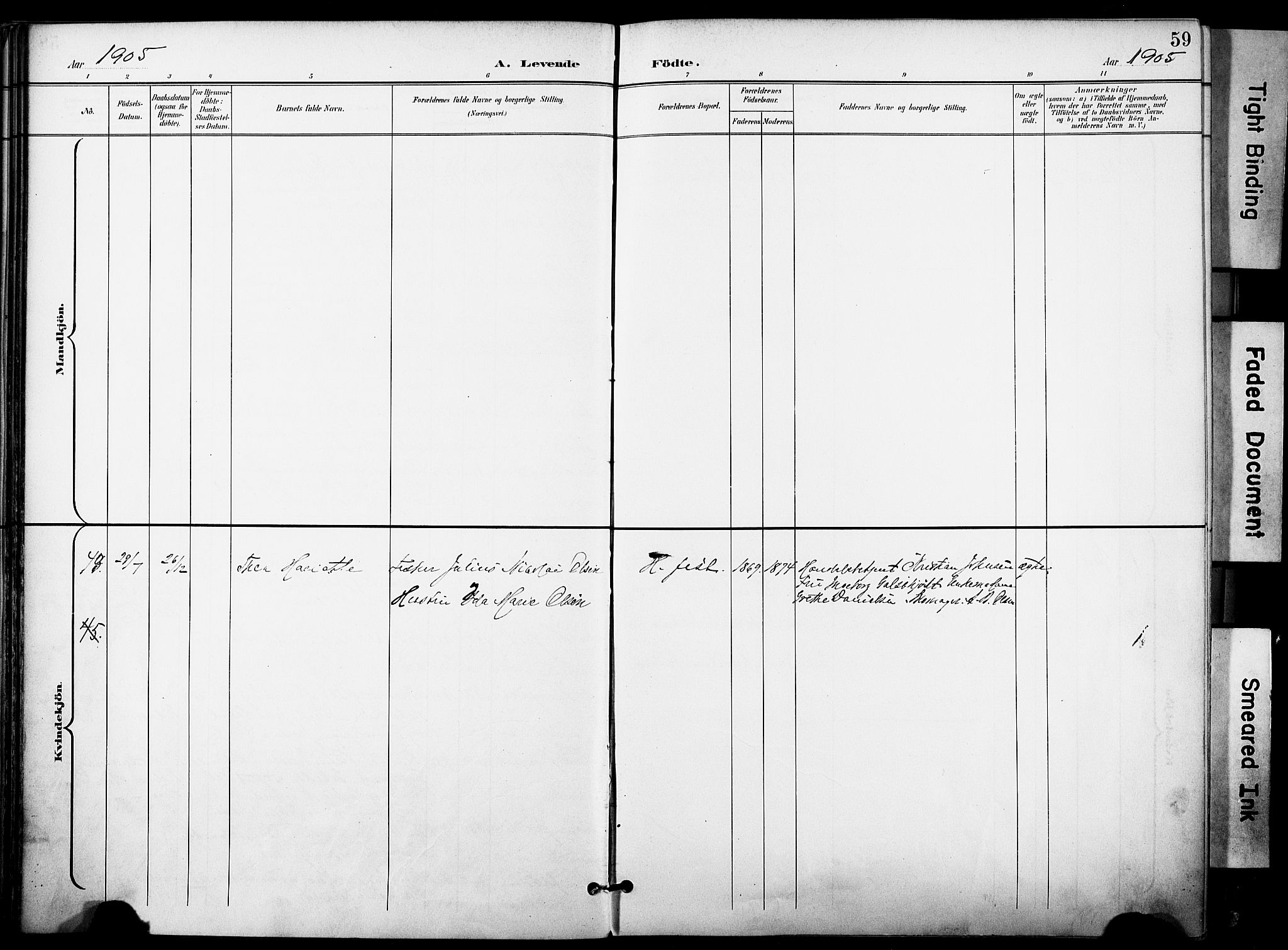 Hammerfest sokneprestkontor, SATØ/S-1347/H/Ha/L0010.kirke: Ministerialbok nr. 10, 1898-1905, s. 59