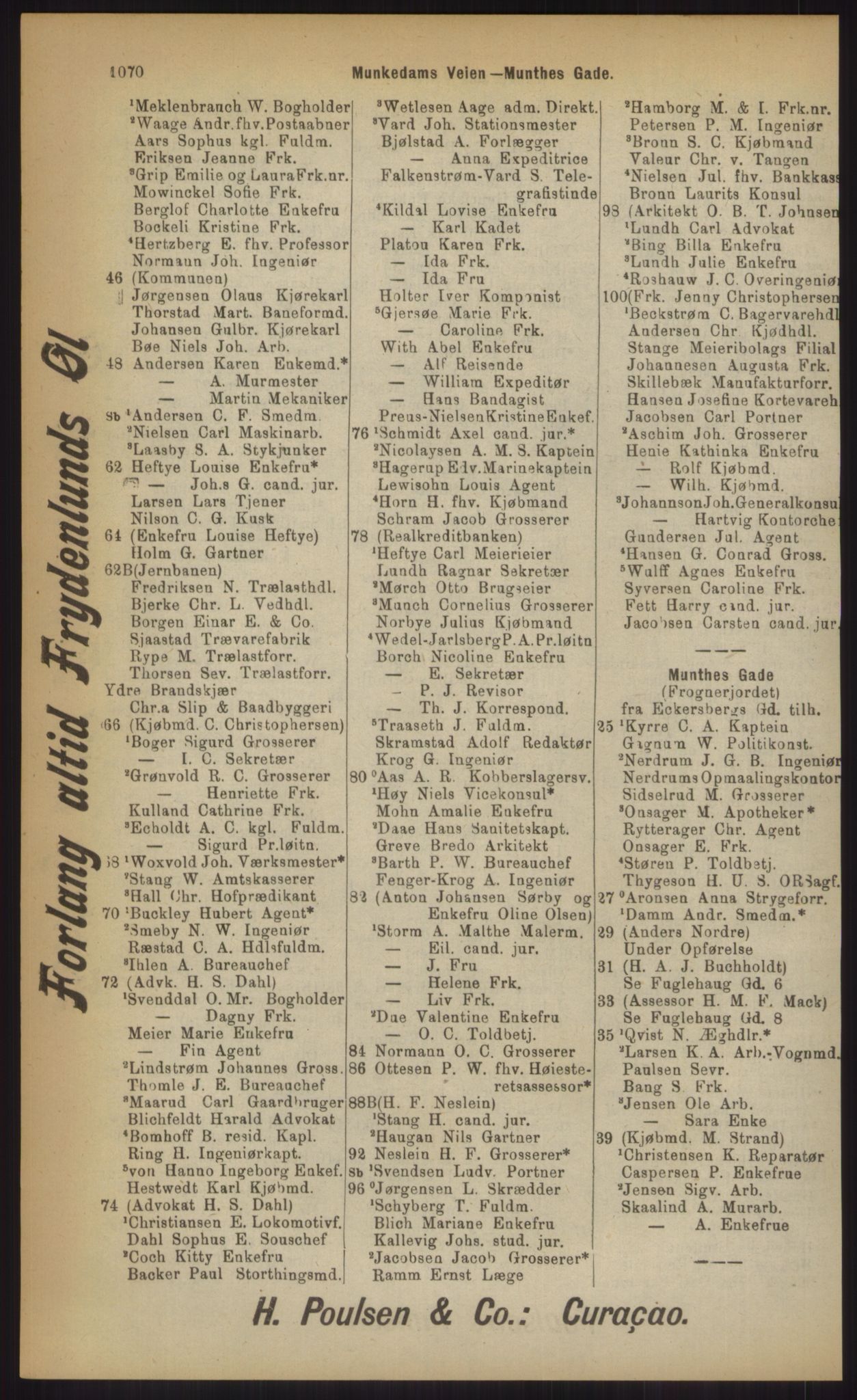 Kristiania/Oslo adressebok, PUBL/-, 1903, s. 1070