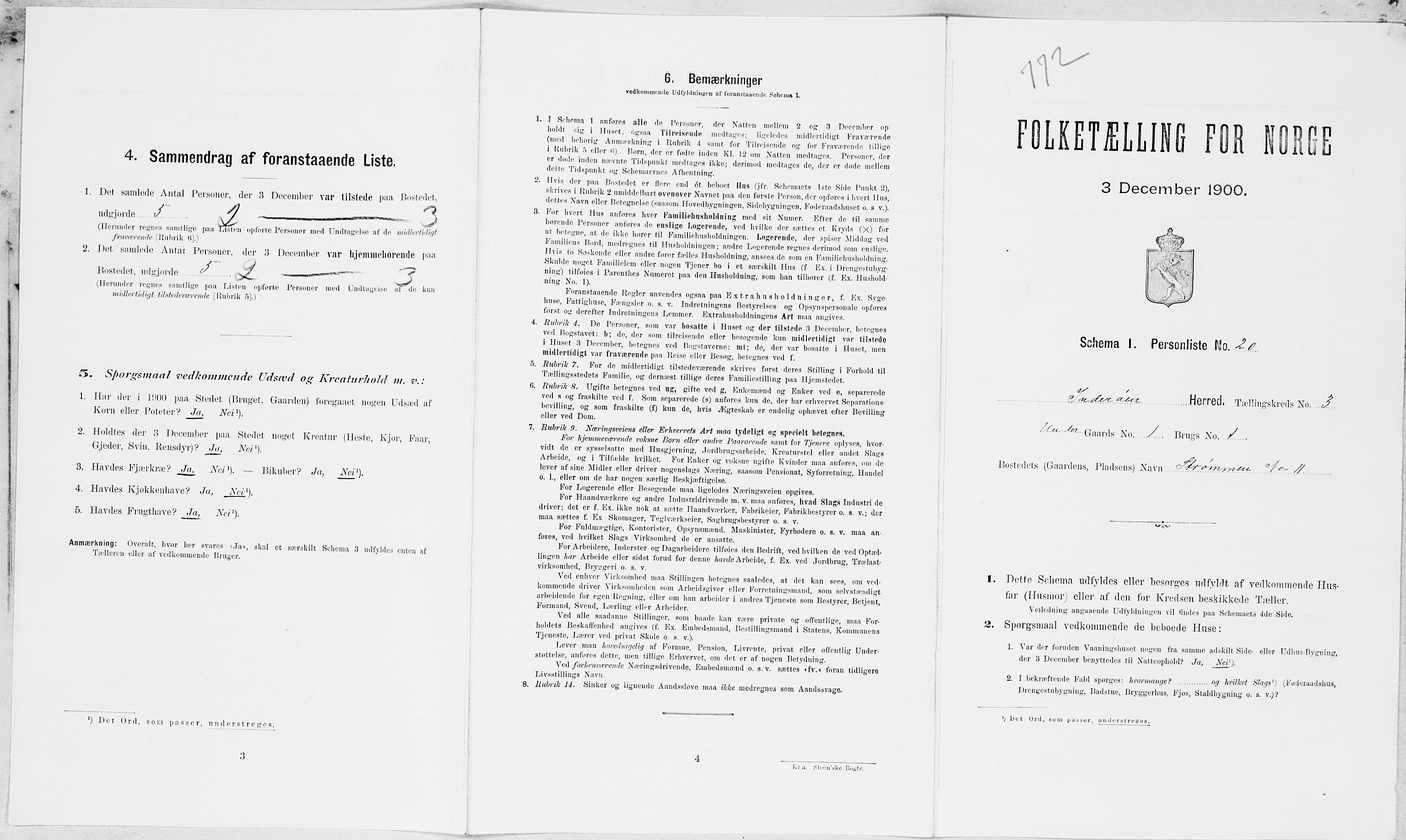 SAT, Folketelling 1900 for 1729 Inderøy herred, 1900, s. 438