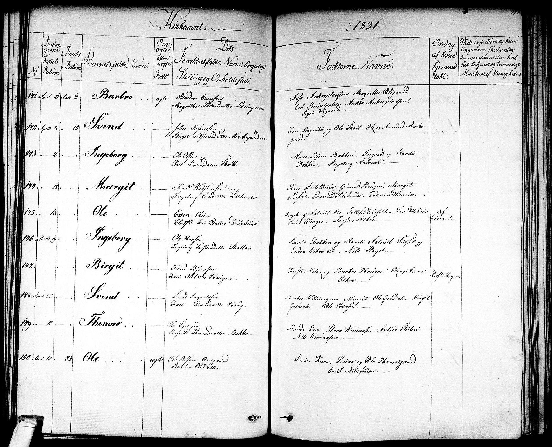 Nes kirkebøker, AV/SAKO-A-236/F/Fa/L0008: Ministerialbok nr. 8, 1824-1834, s. 376-377